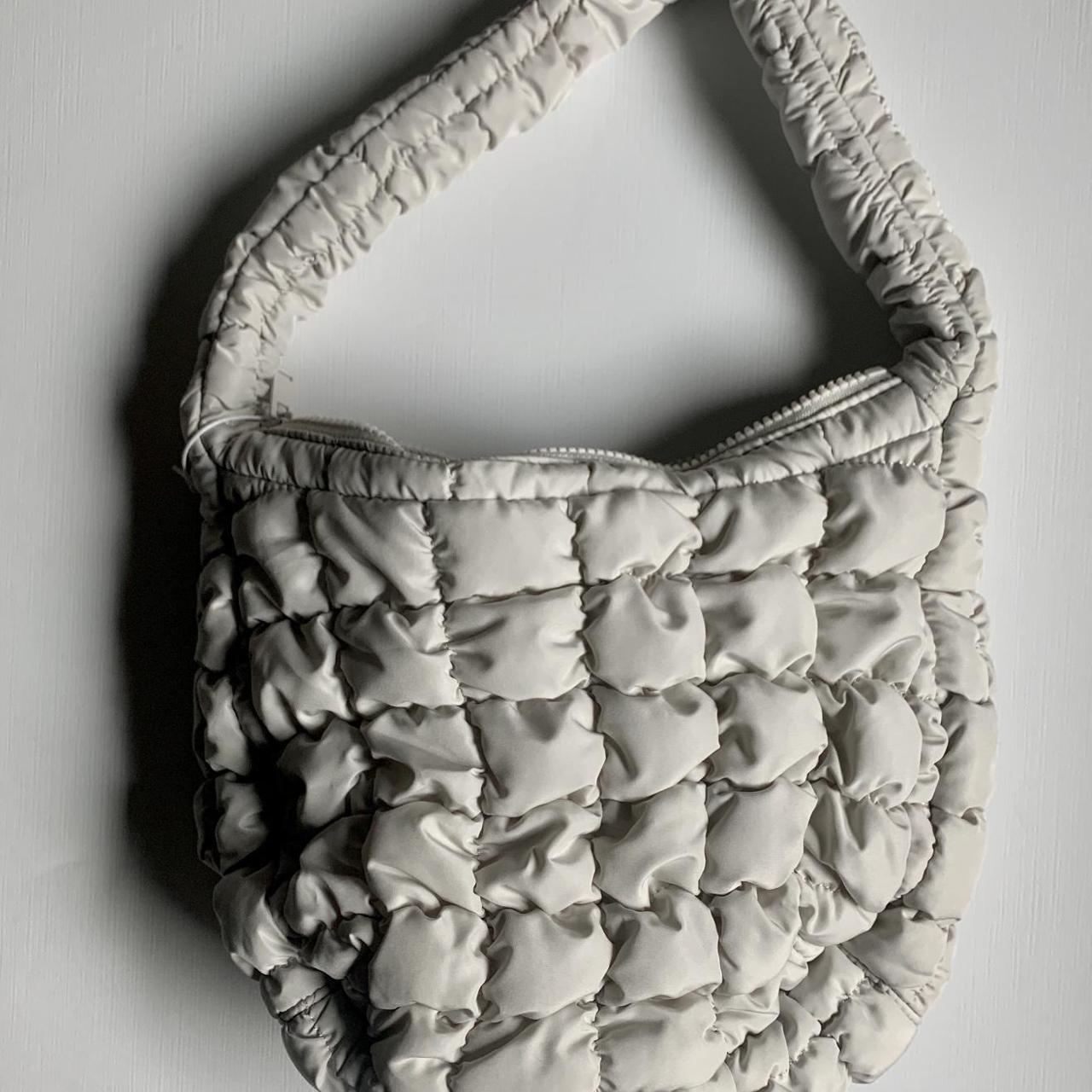 COS Women's Grey and White Bag (2)