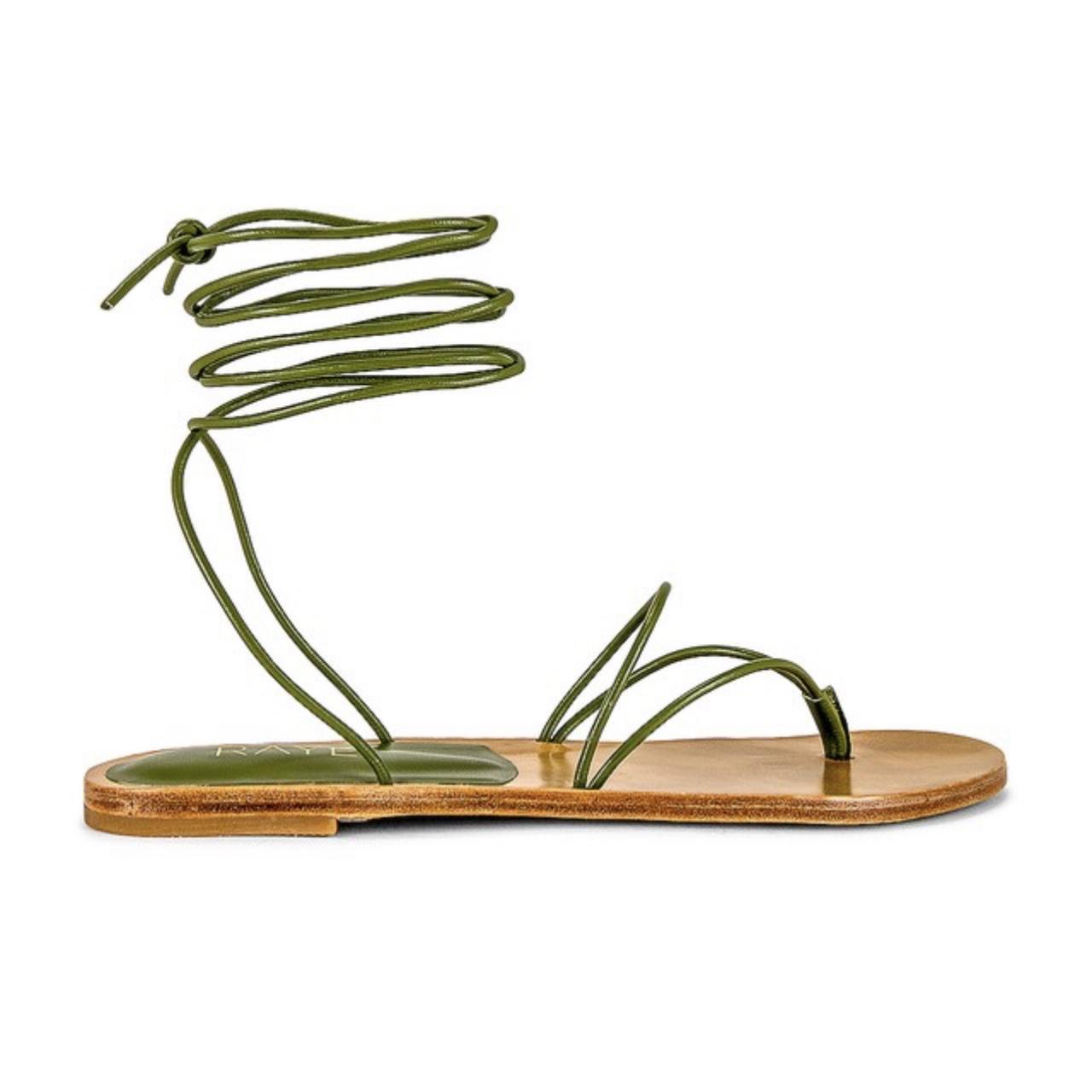 RAYE Trade Sandal in Olive Green | REVOLVE
