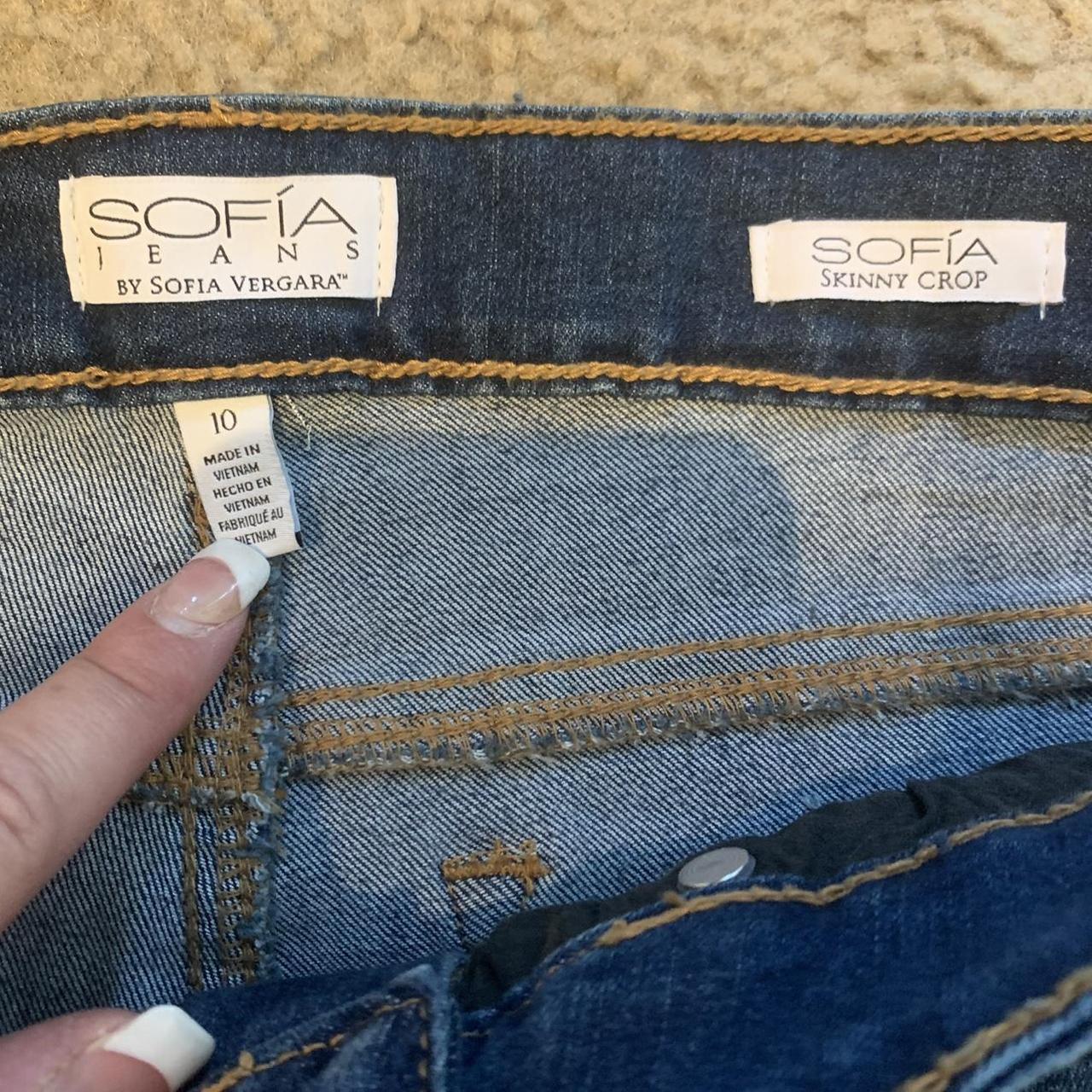 Sofia Vergara Stretch Cropped Jeans for Women