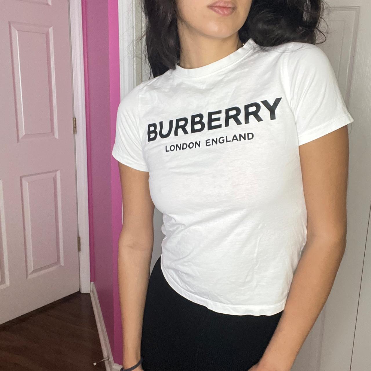 Burberry London England Logo Print Cotton | Depop