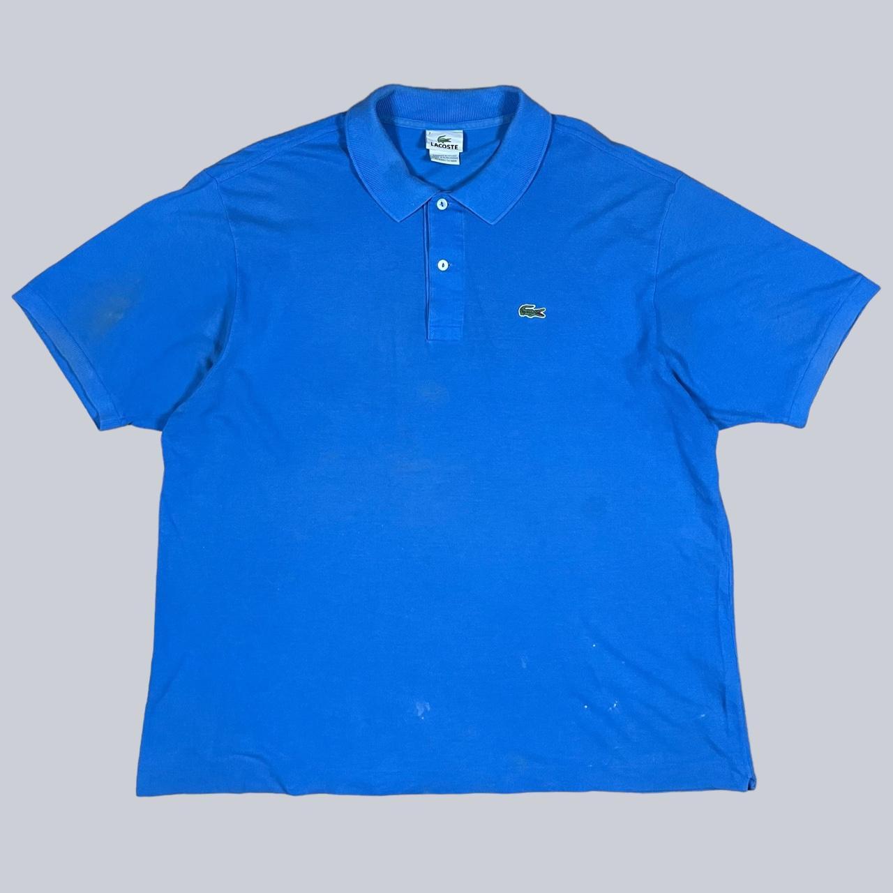 Lacoste Polo Shirt in blue Recommended Size Large... - Depop