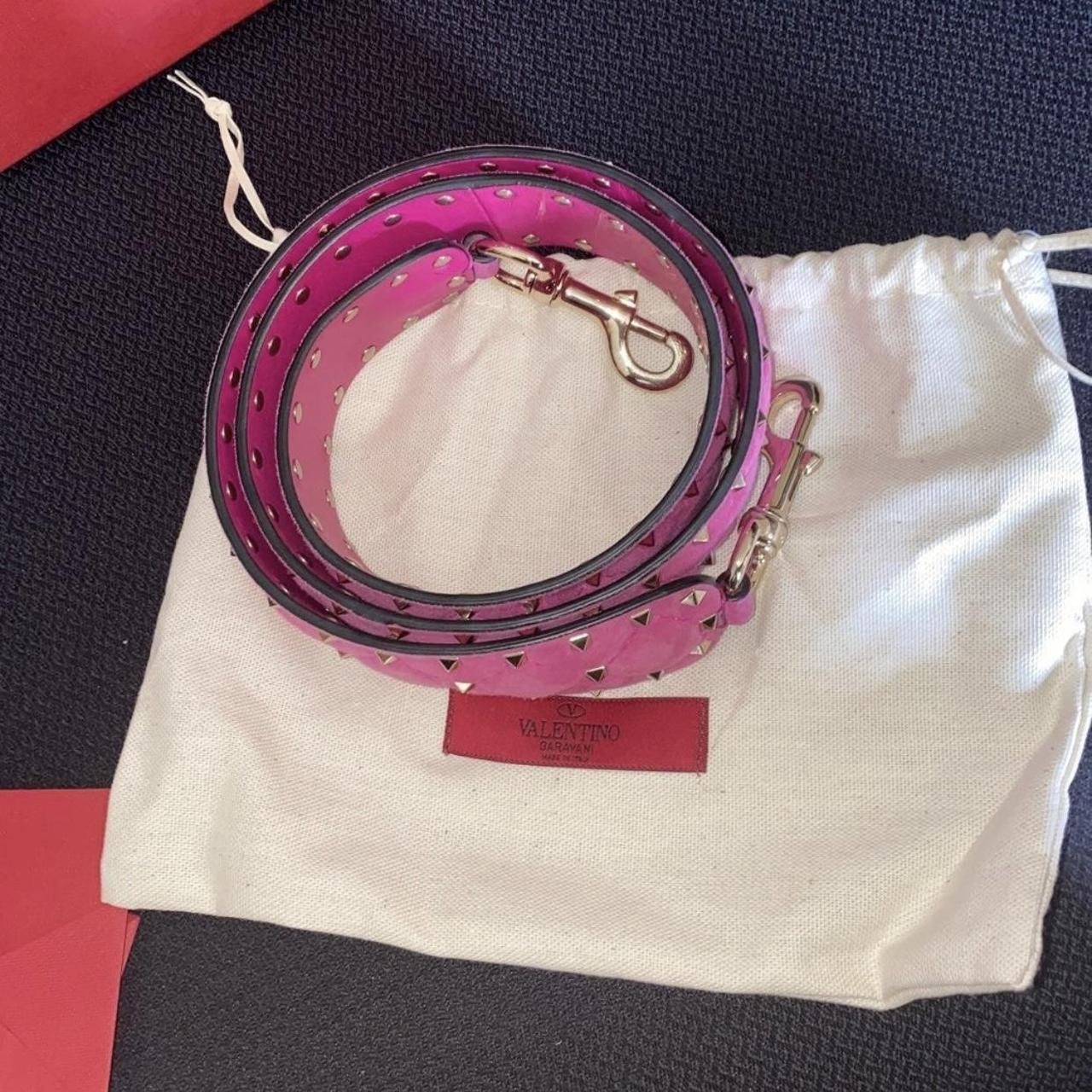 Valentino bag strap Pink perfect for every bag has... Depop