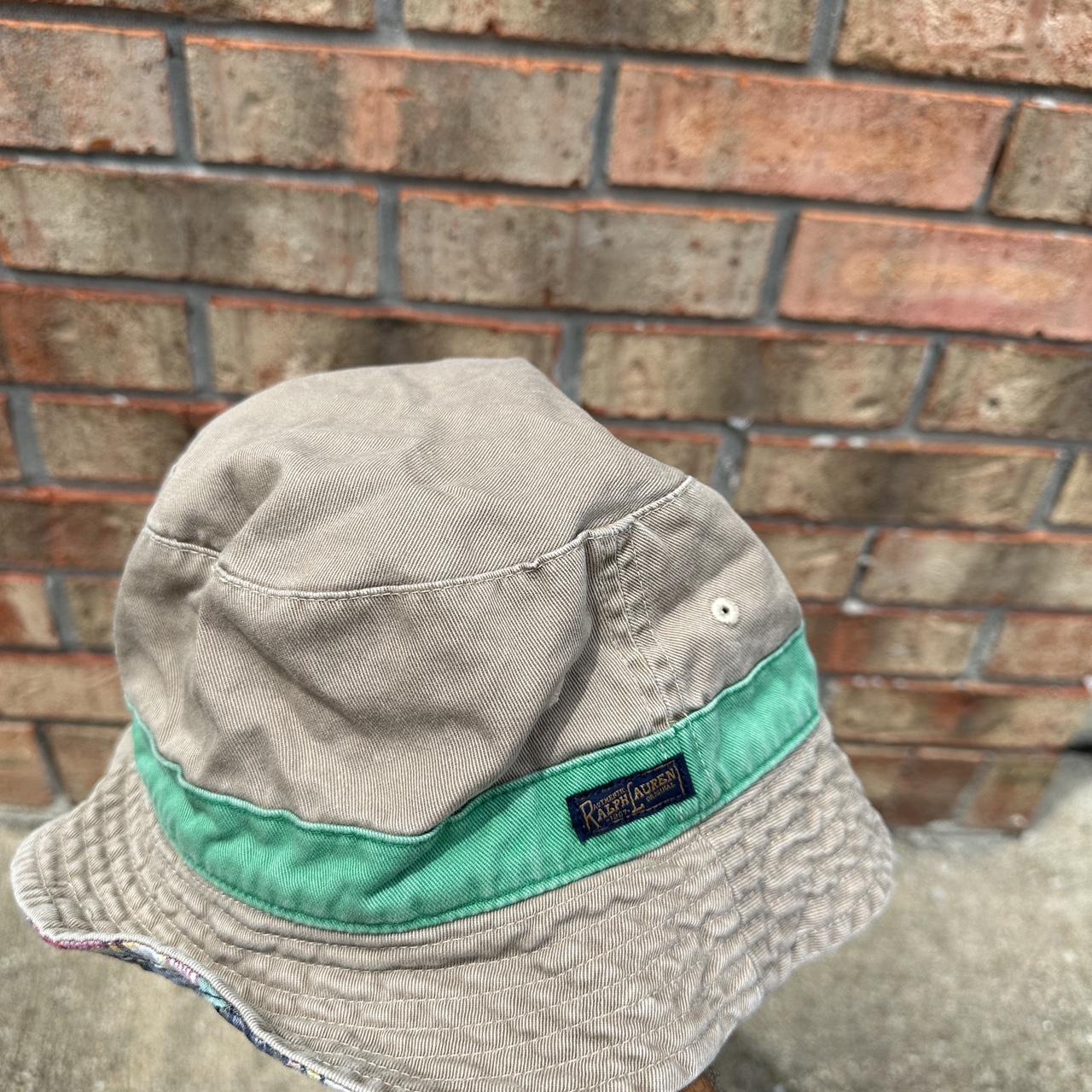 Vintage Polo Bucket Hat Reversible Worn.... Depop