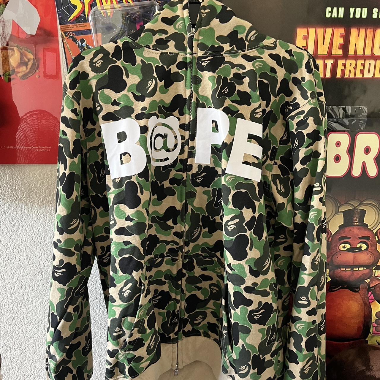 🦧Bape (b@pe) Full Zip Up 🦧 Size XXXL Fits Like A... - Depop