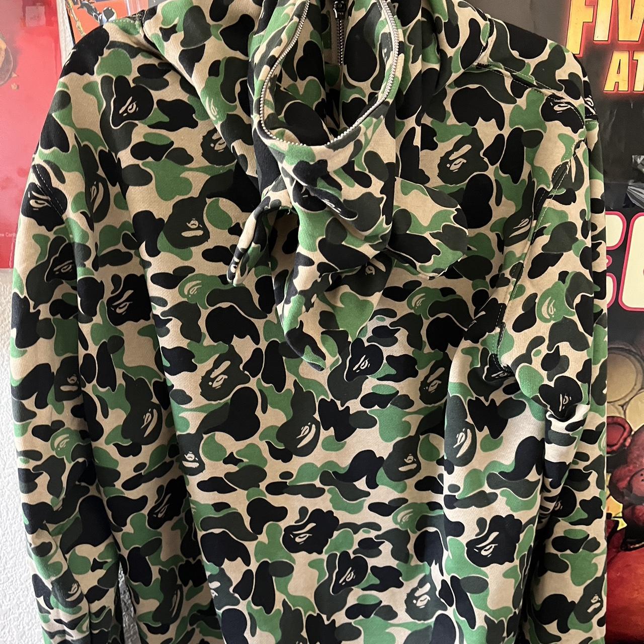 🦧Bape (b@pe) Full Zip Up 🦧 Size XXXL Fits Like A... - Depop