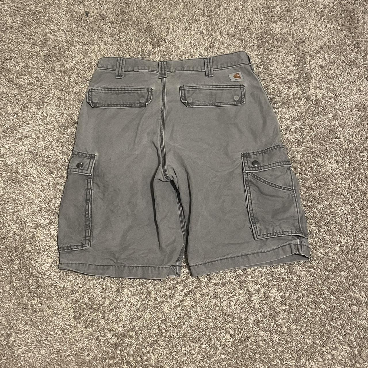 CARHARTT CARGO SHORTS POCKETS ARE COOL SIZE 32 DM ME... - Depop