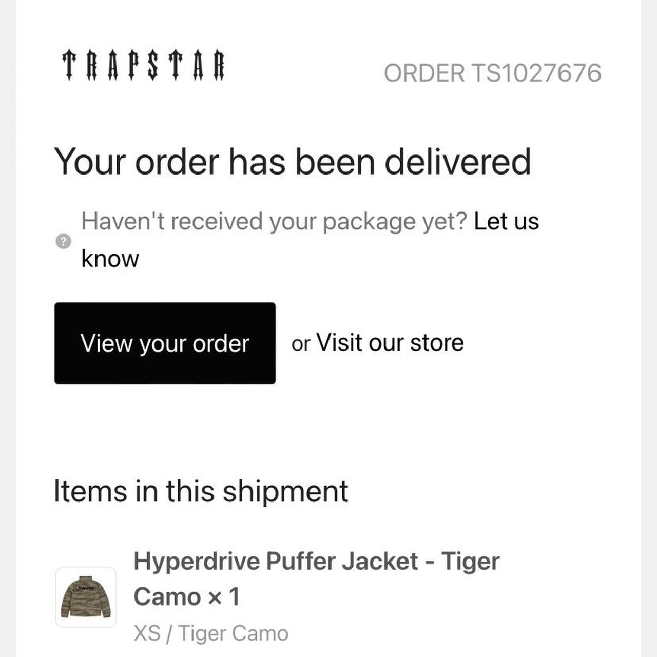 Trapstar Men's Khaki and Black Coat Depop