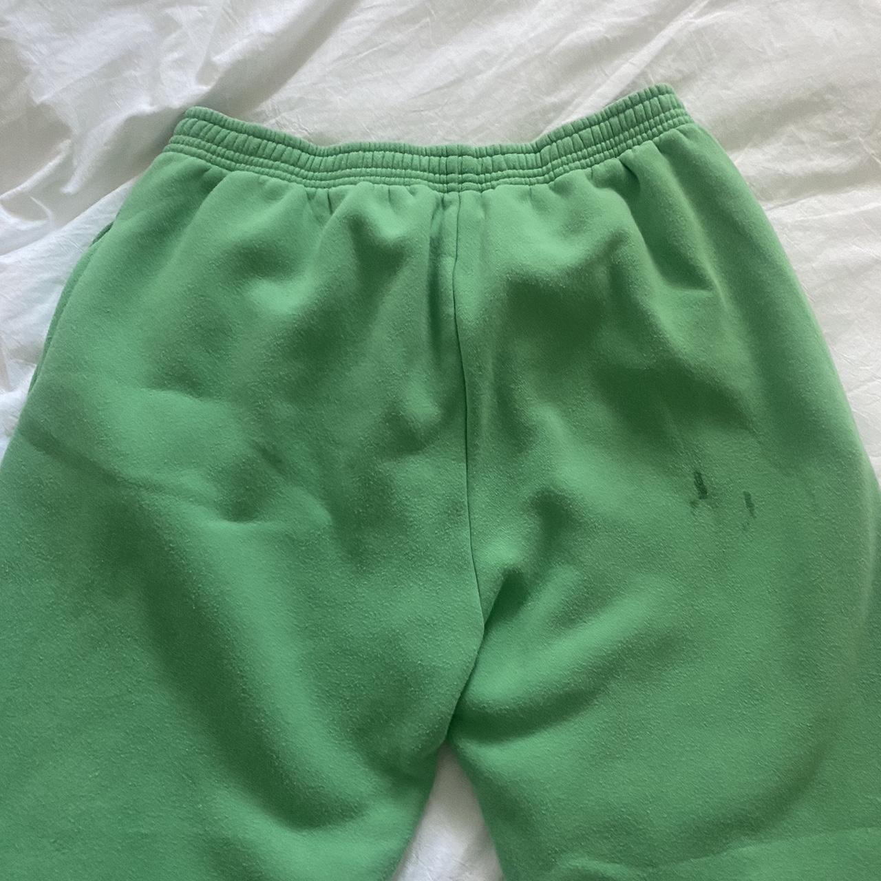 White fox green trackies - size large for oversized... - Depop