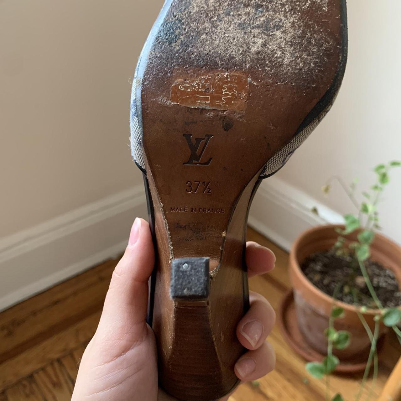 Used vintage Louis Vuitton heels - Depop