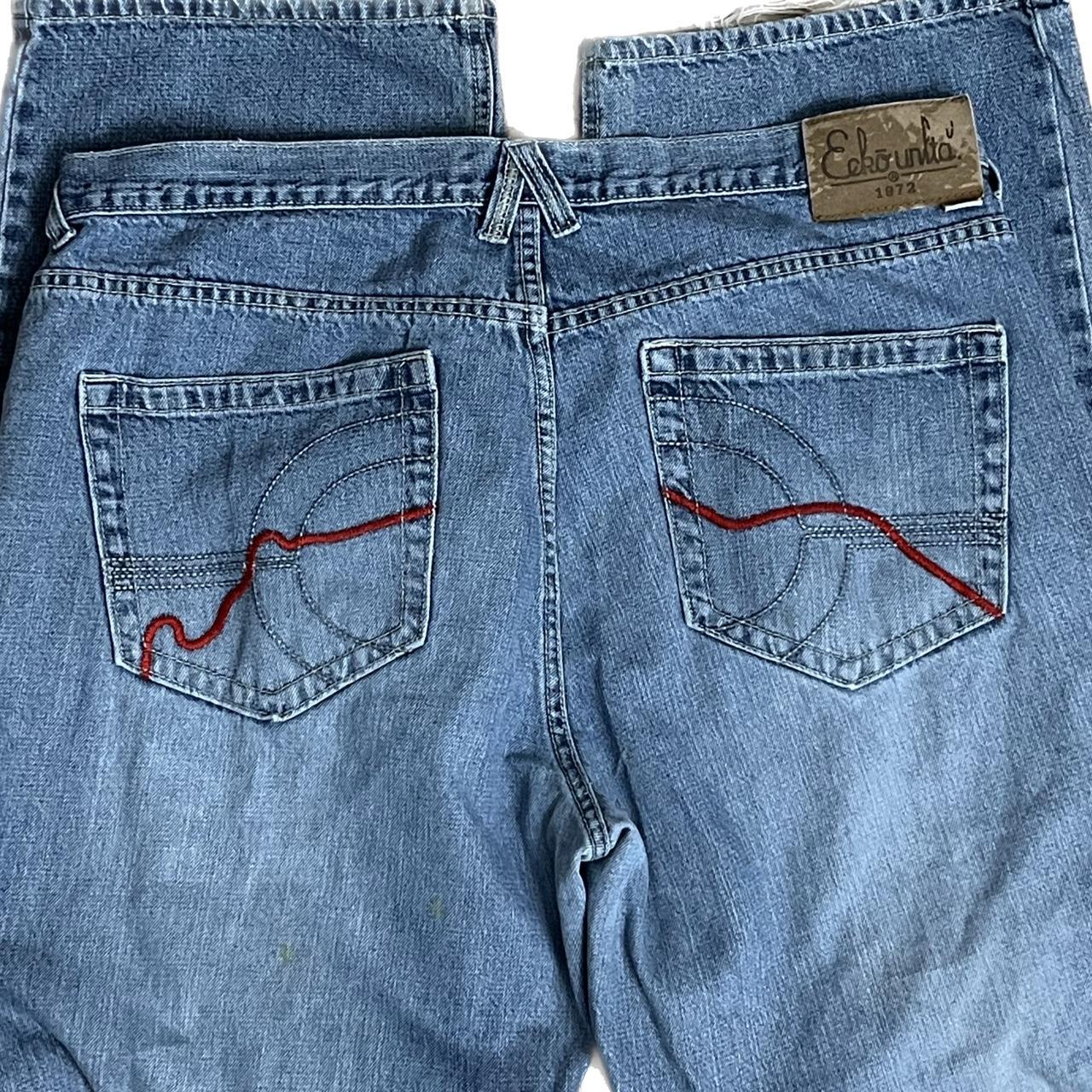 ECKO UNLTD JEANS size 38 minor paint stain... - Depop