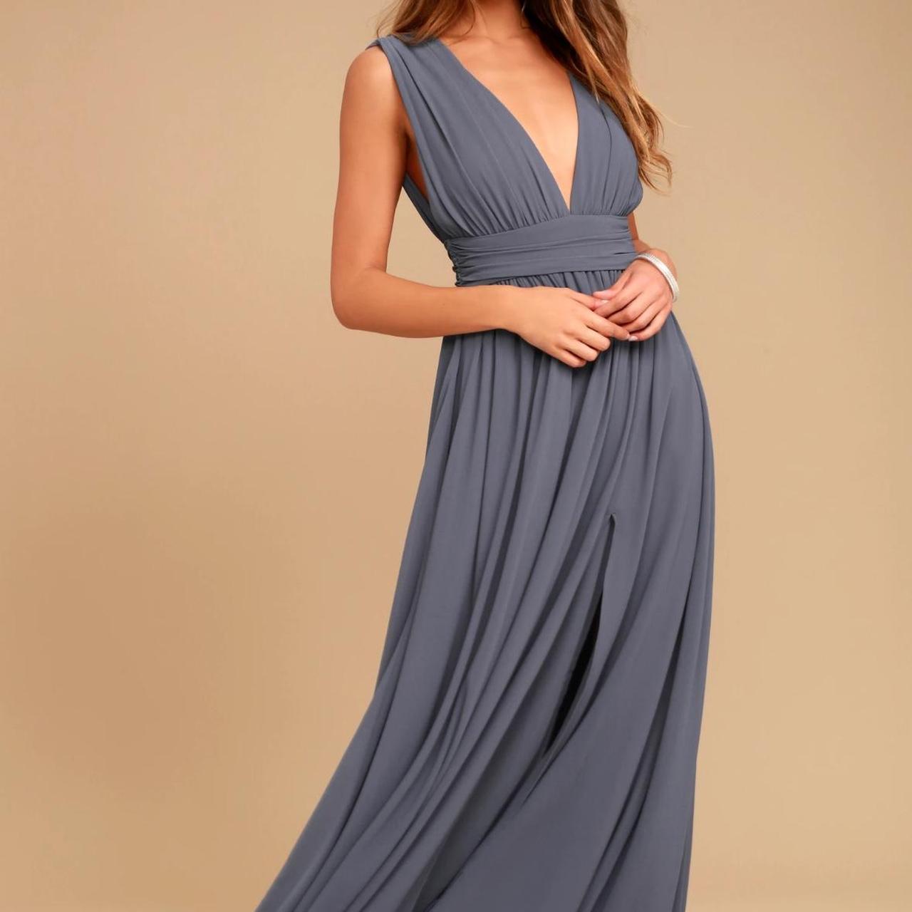 Heavenly hues royal blue maxi dress hotsell