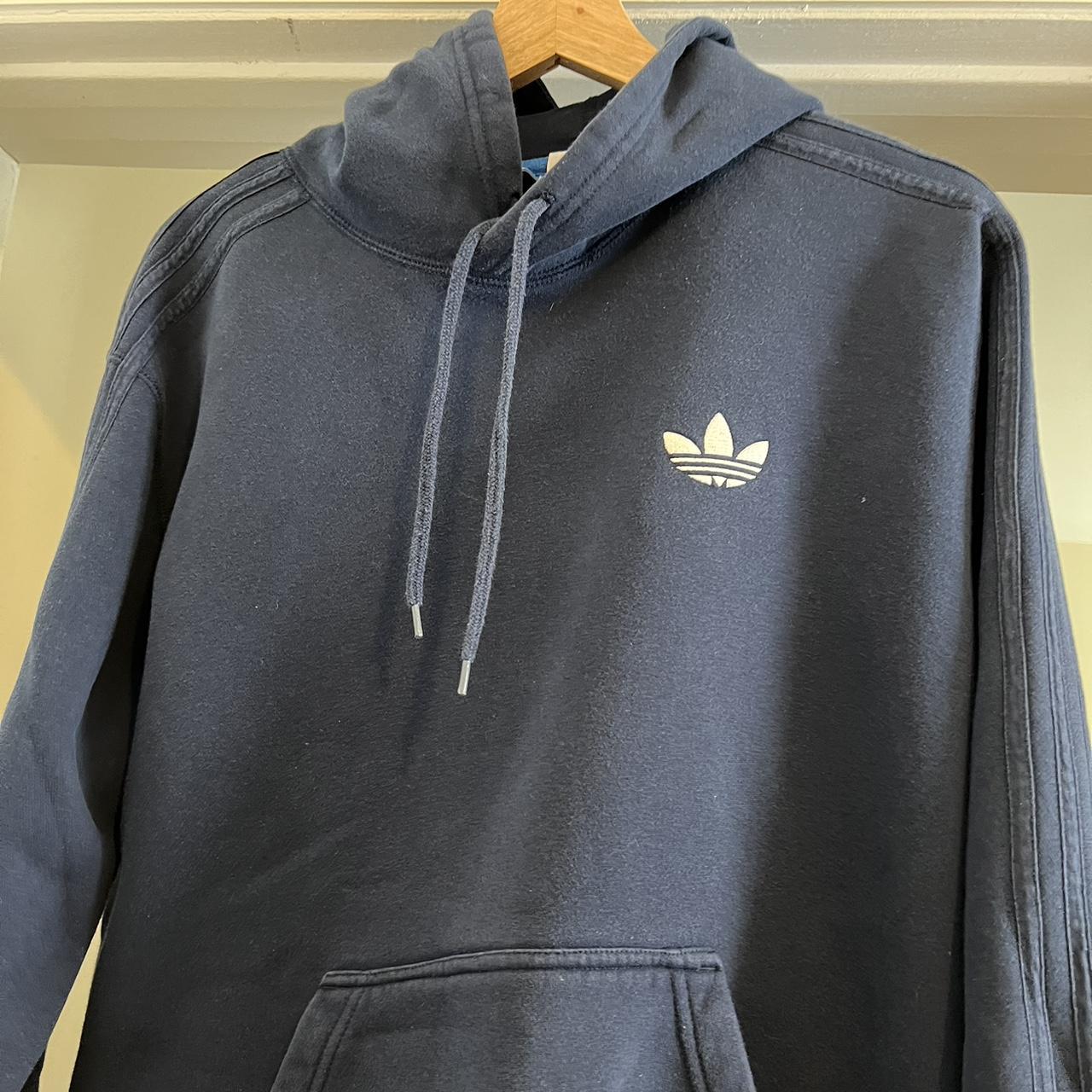 Adidas Originals Men's Navy Hoodie | Depop