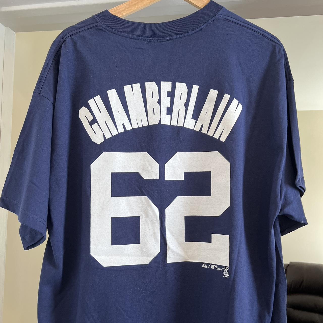 Majestic Joba Chamberlain New York Yankees Jersey T Shirt 2008 MLB Baseball  L