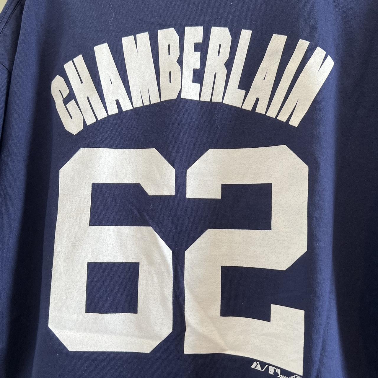 ny yankess joba chamberlain signed home jersey sz XL