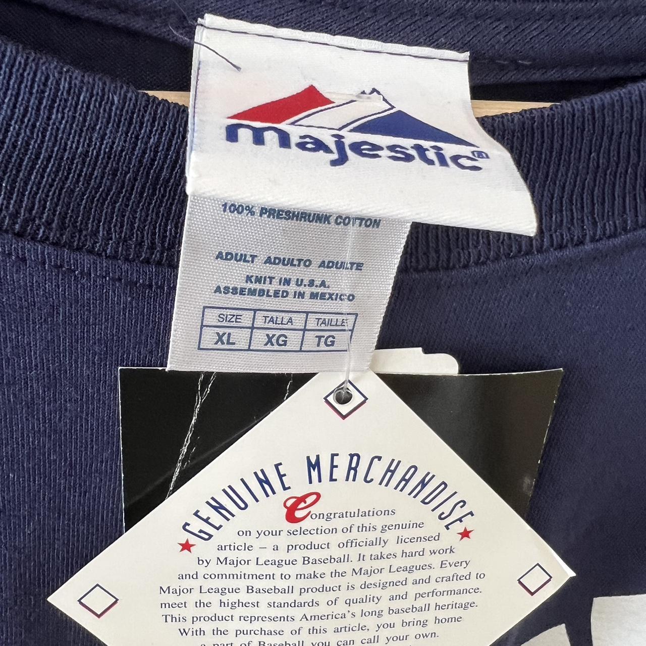 Majestic Athletic Men's Shirt - Navy - XL