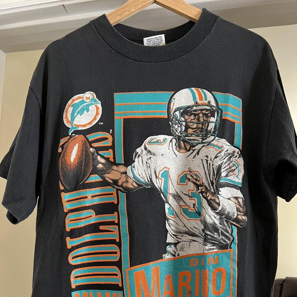 nutmeg, Shirts, Vintage Nutmeg Miami Dolphins Qb Dan Marino Tee Rare Size  Medium