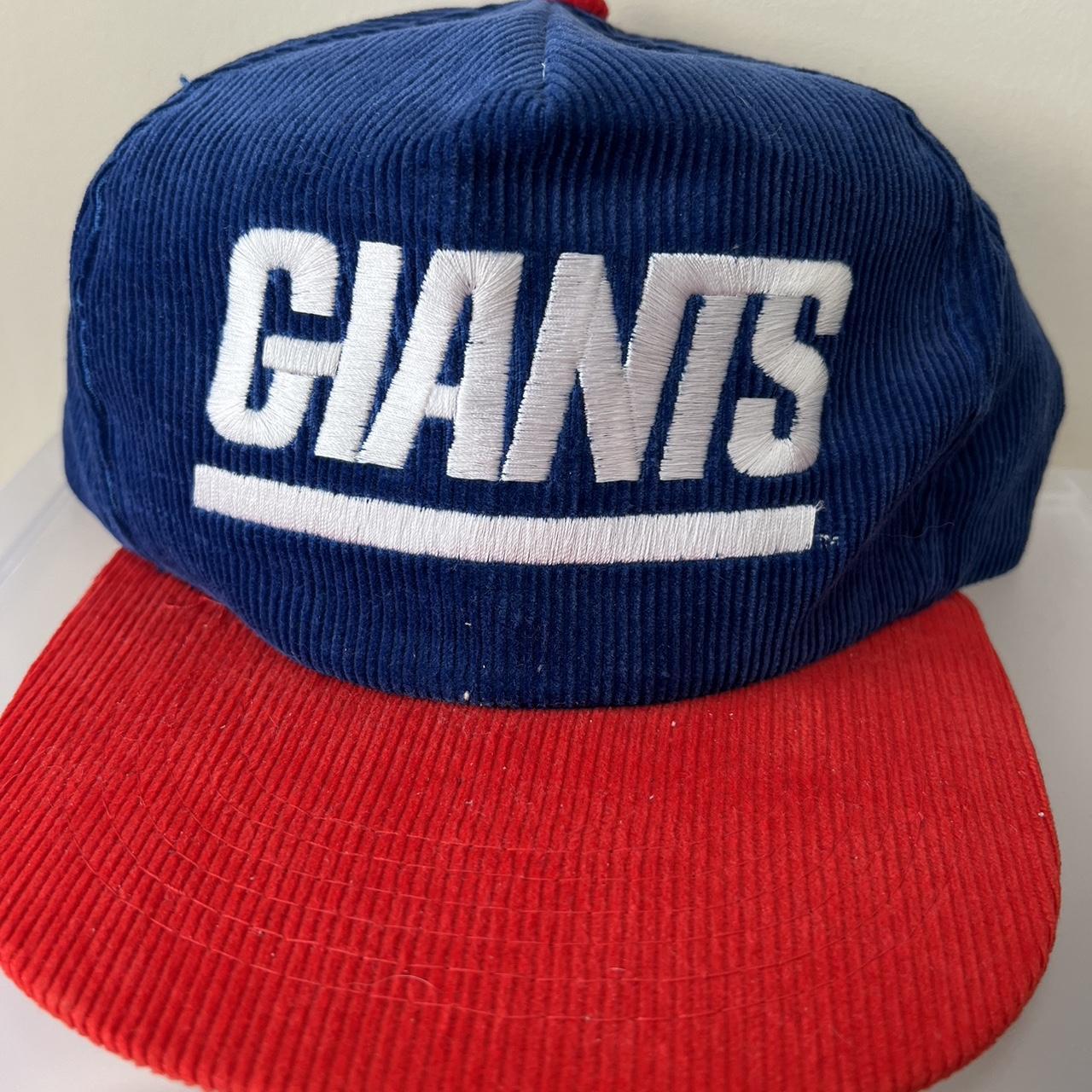 Vintage New York Giants Corduroy Snapback Hat 