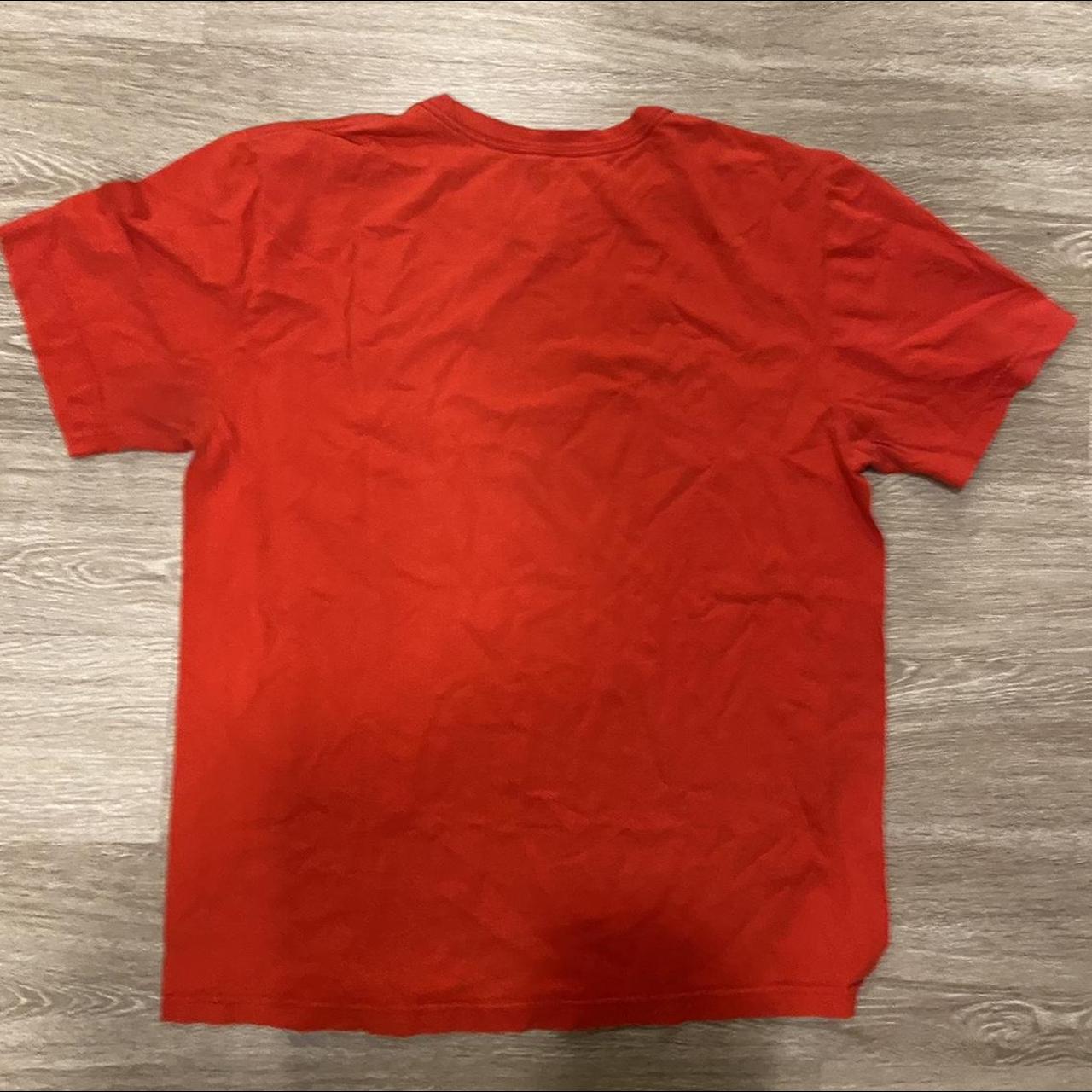 mens nike red t shirt