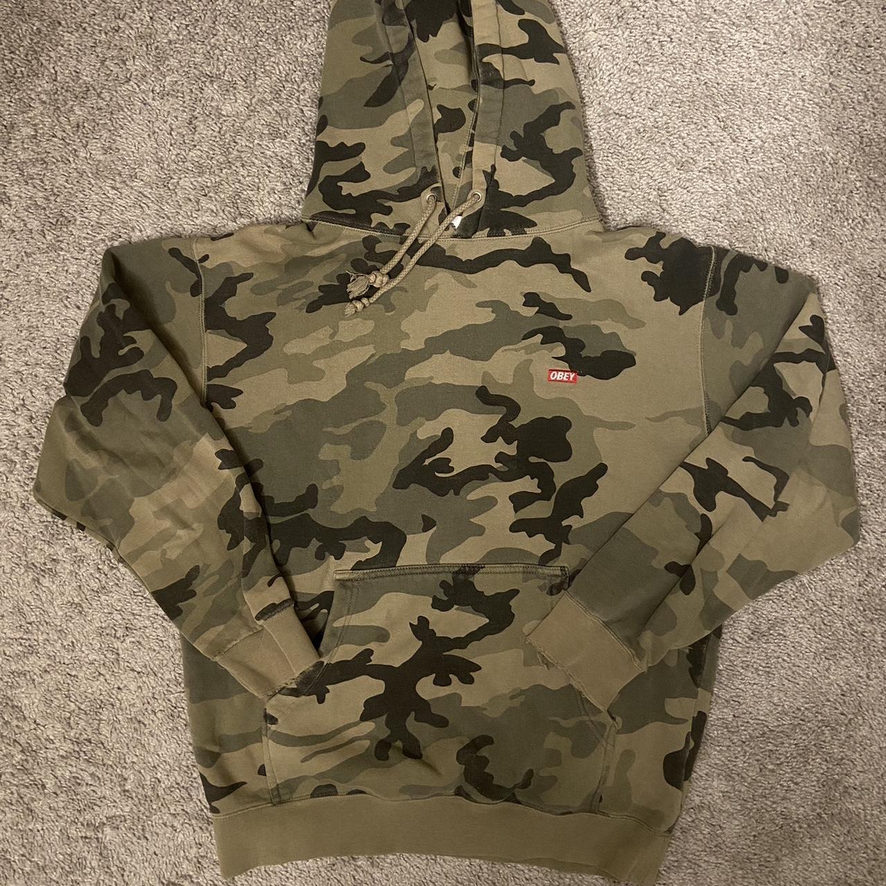 Obey camo sweatshirt hotsell