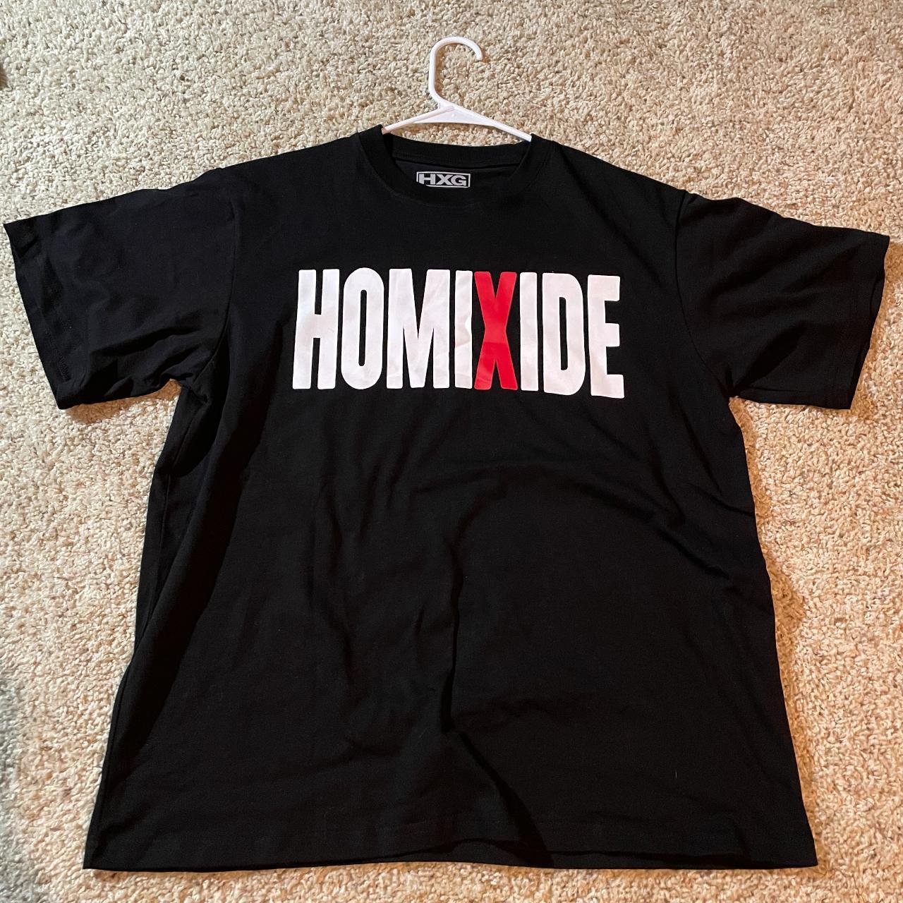 authentic homixide gang merch size large bought... - Depop