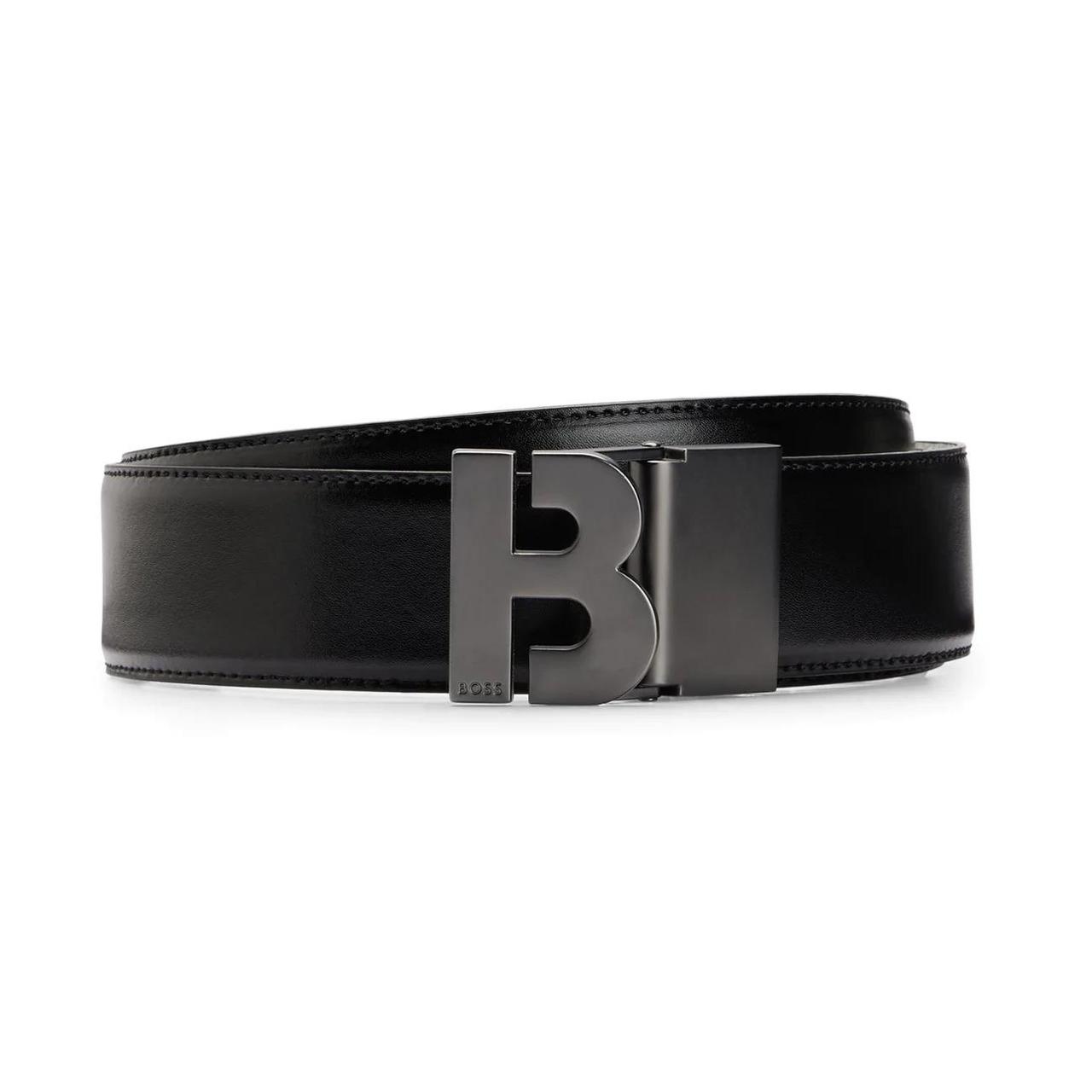 Hugo Boss Men's B Icon Leather Reversible Belt One... - Depop