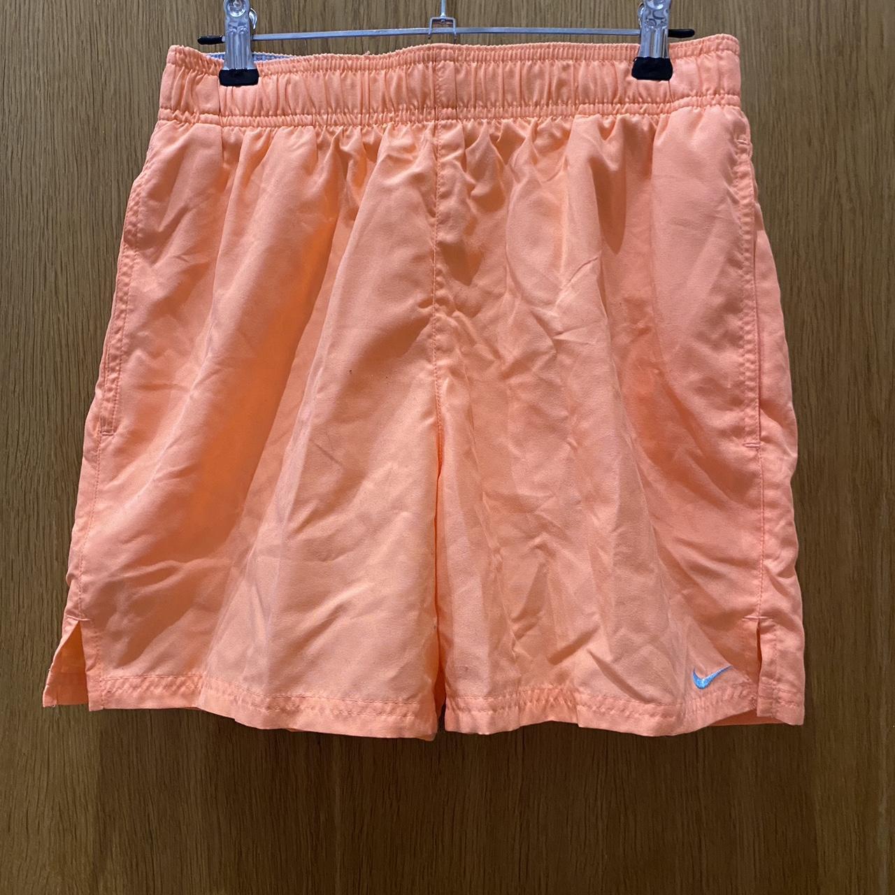 Nike Women's Orange Shorts Depop