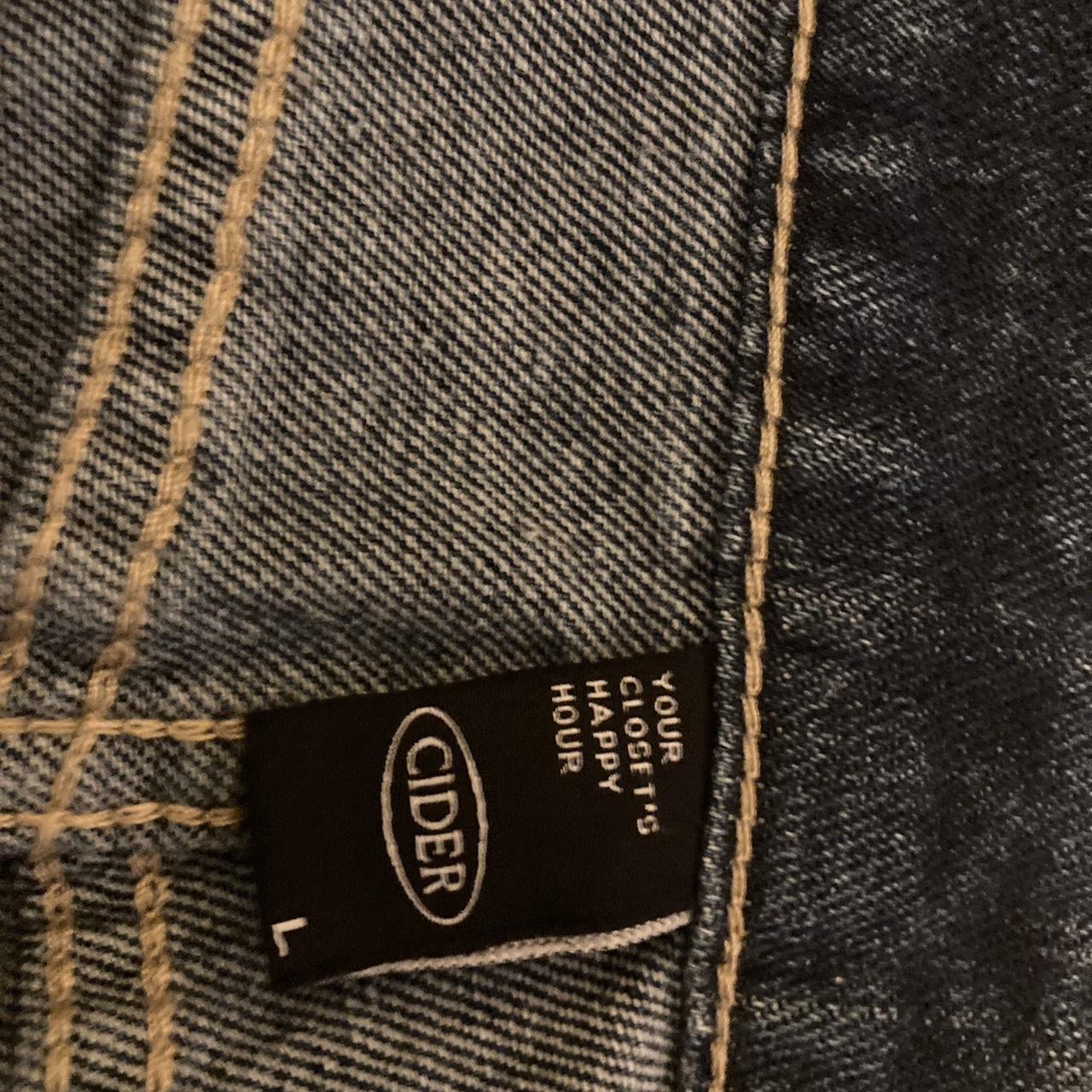 Cider Jean skirt with butterflies 💜💜💜 rave party... Depop