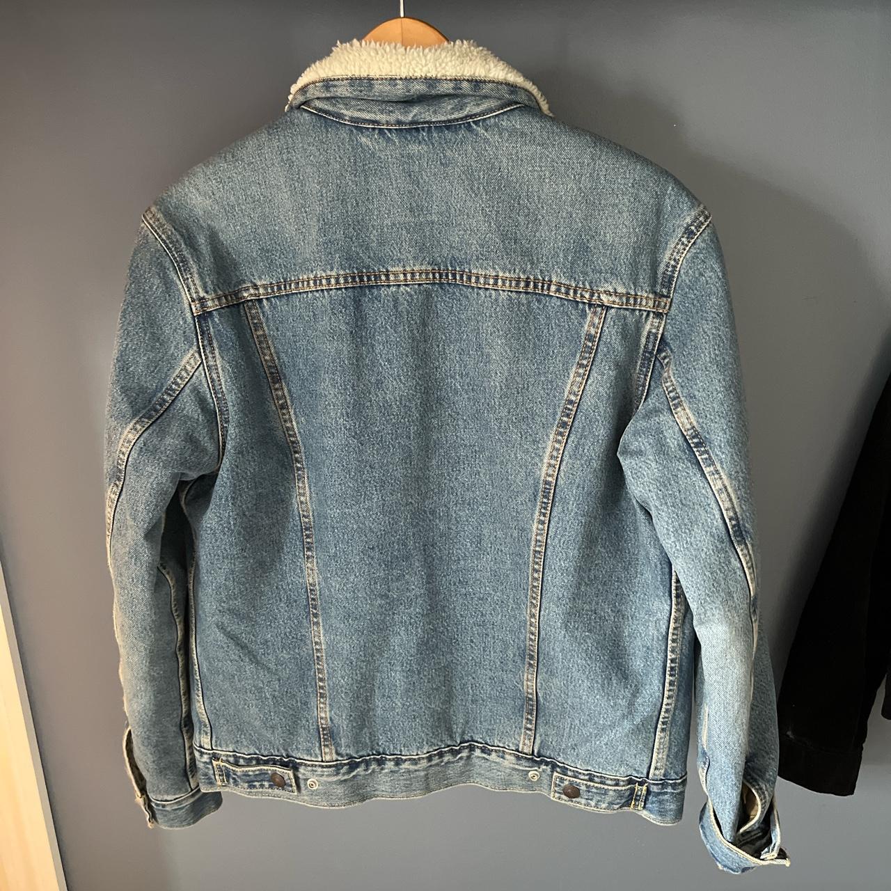 Levi’s Sherpa jean jacket Perfect mint condition... - Depop