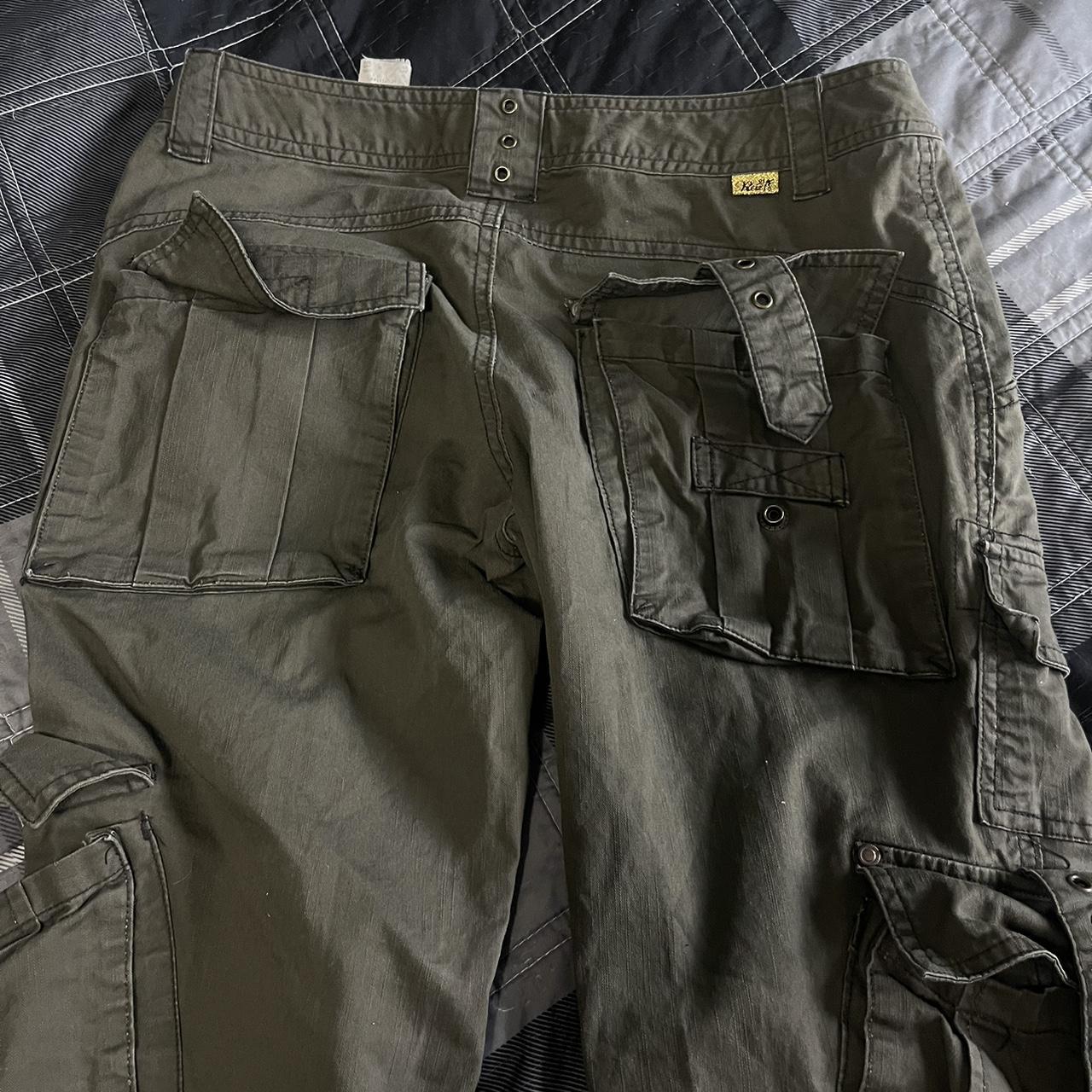Maison Mihara Yasuhiro Women's Green and Khaki Trousers (3)