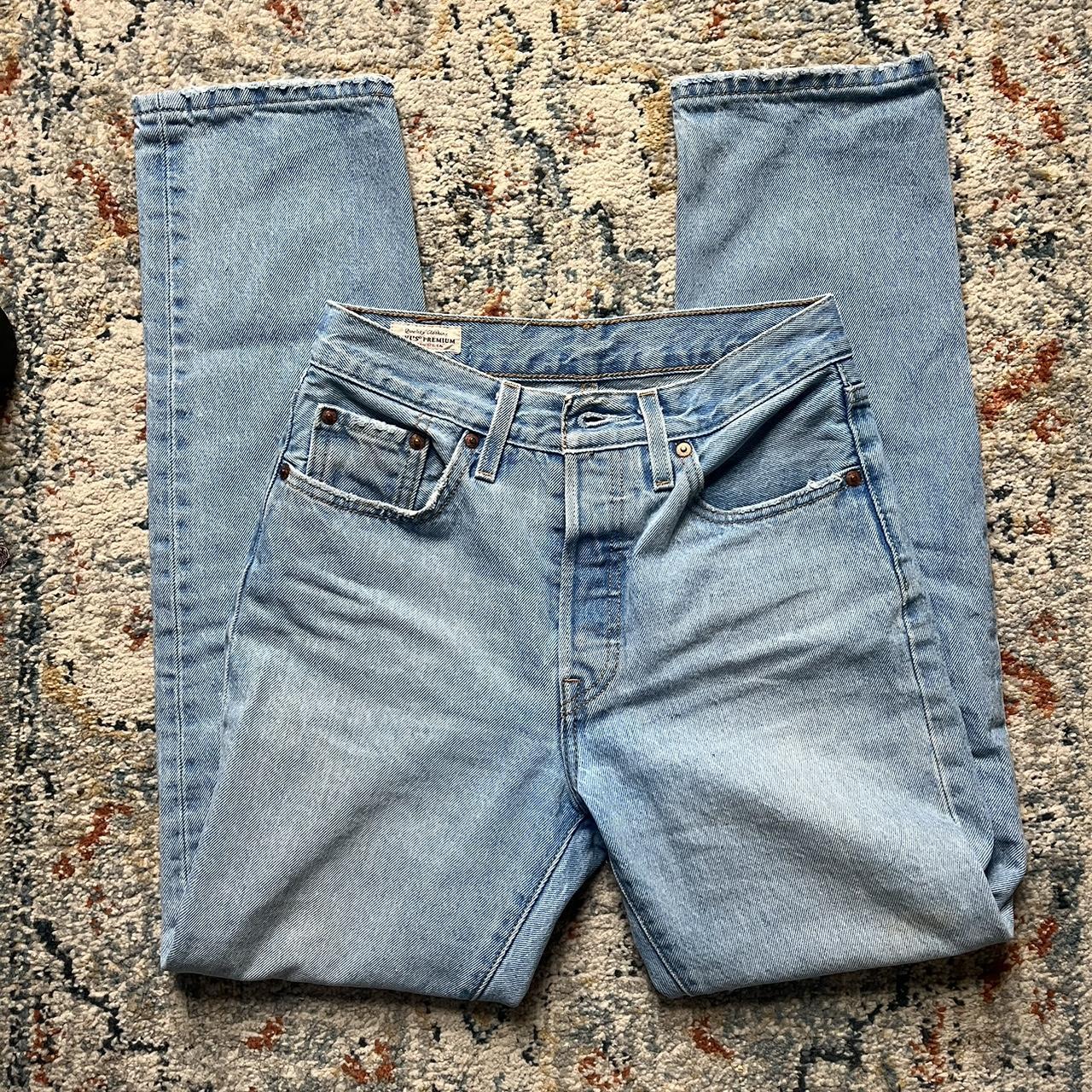 Levi s 501 original size 24 inseam 30 Depop