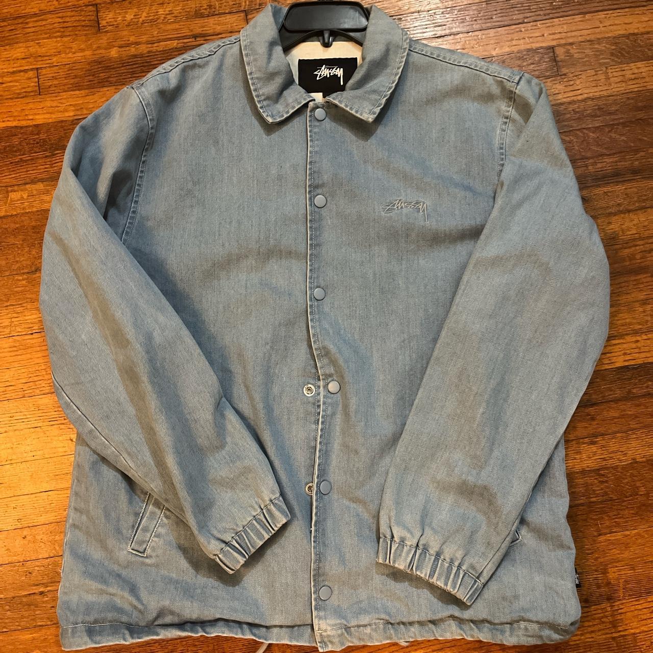 Beautiful Stussy Jean Jacket fits m/L Has... - Depop