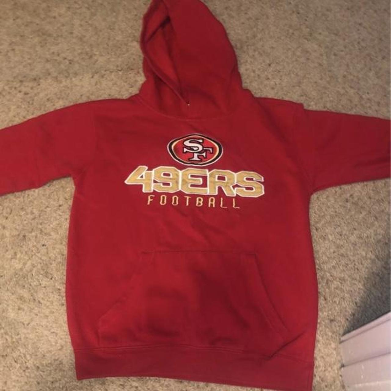 Official NFL San Francisco 49ers Red Jersey Youth - Depop