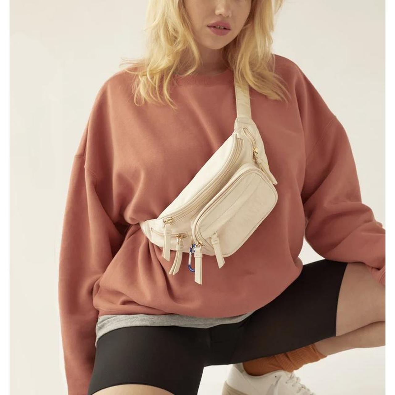 poppy lissiman waist bag in the blanc colour brand... Depop