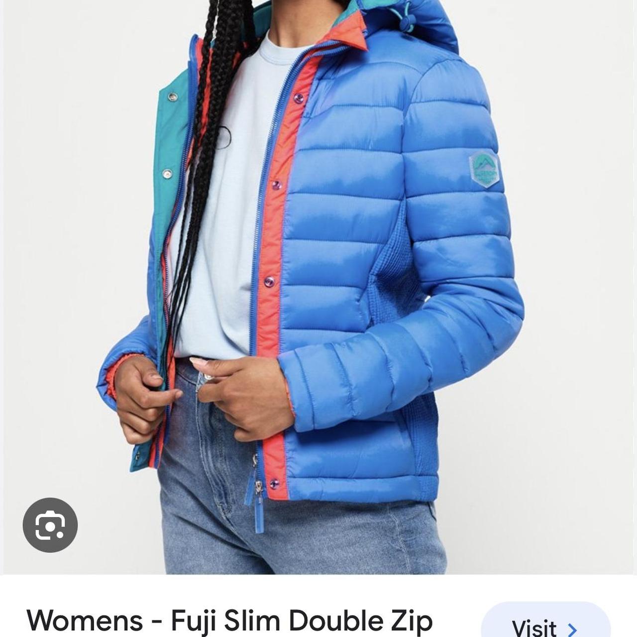 Superdry fuji slim double zip hood deals