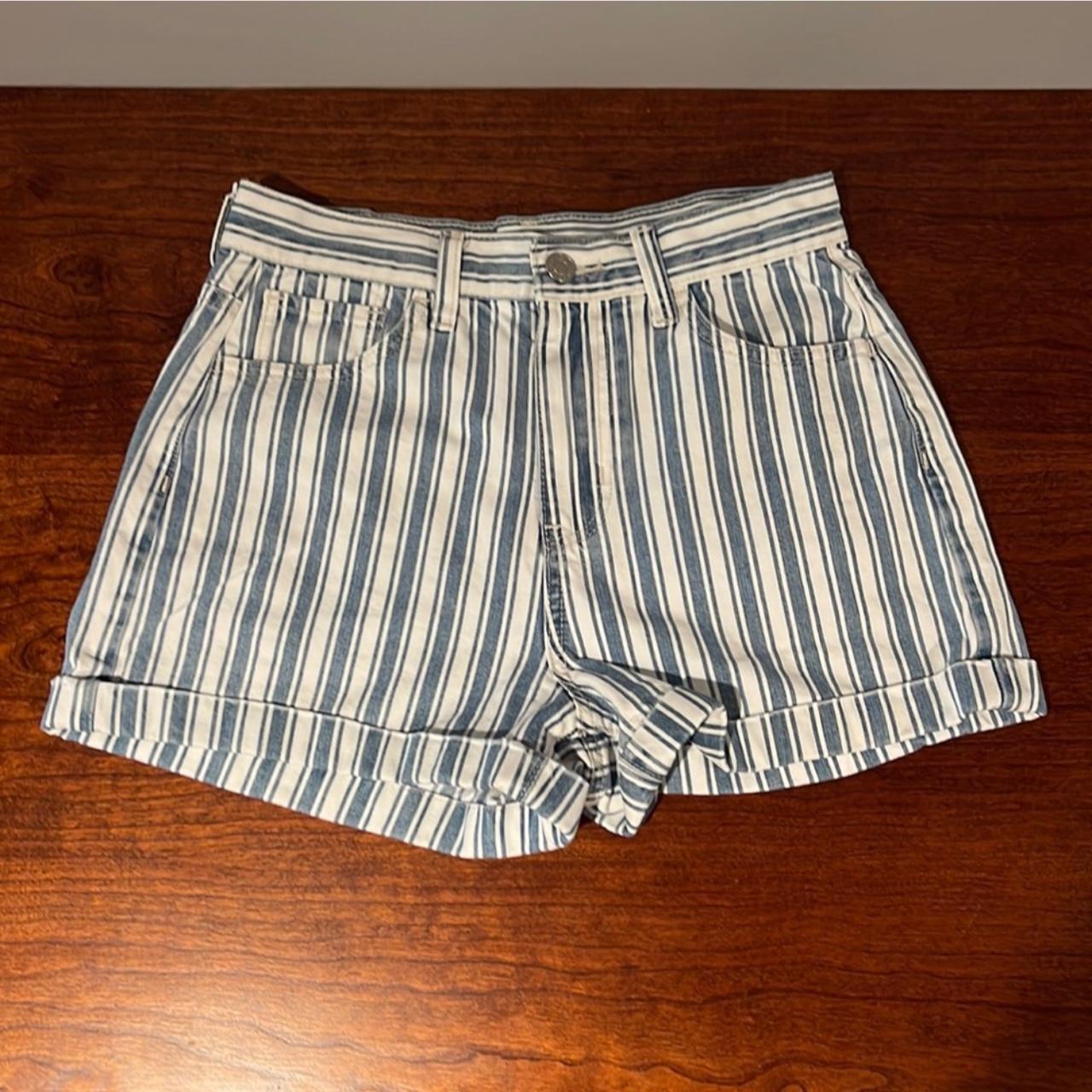 American eagle striped shorts online