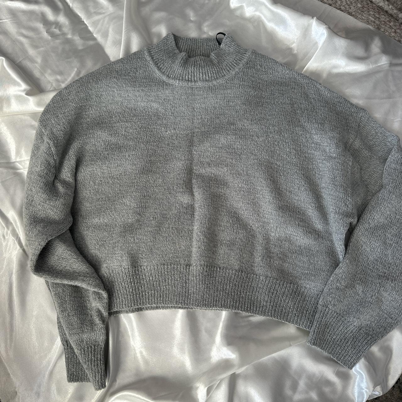 H and 2025 m grey sweater