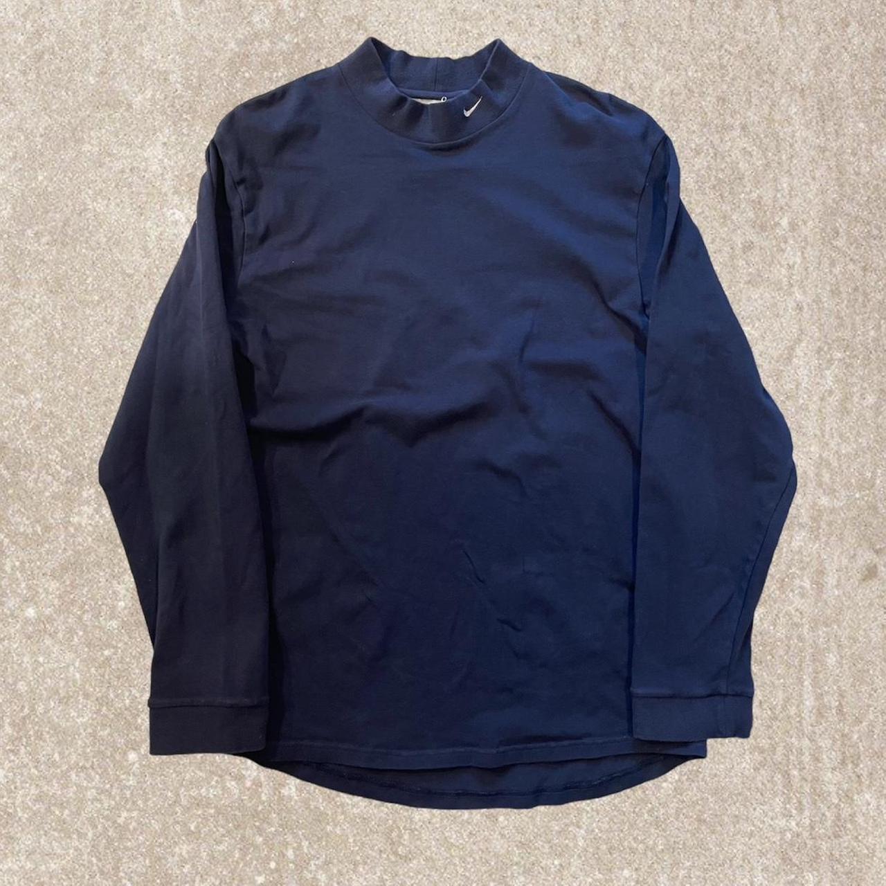 nike long sleeve polo vintage