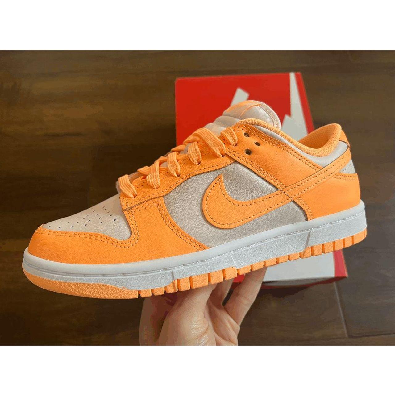 Women nike dunk low cream peach DD1503 801 size 7... - Depop