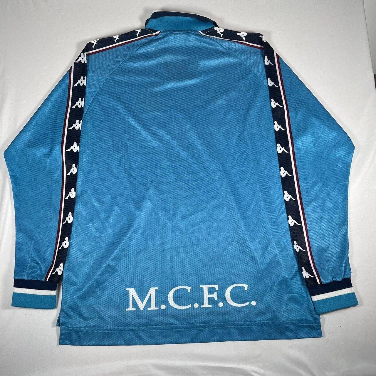 Ultra Rare Manchester City 1997/1998/1999 Home... - Depop