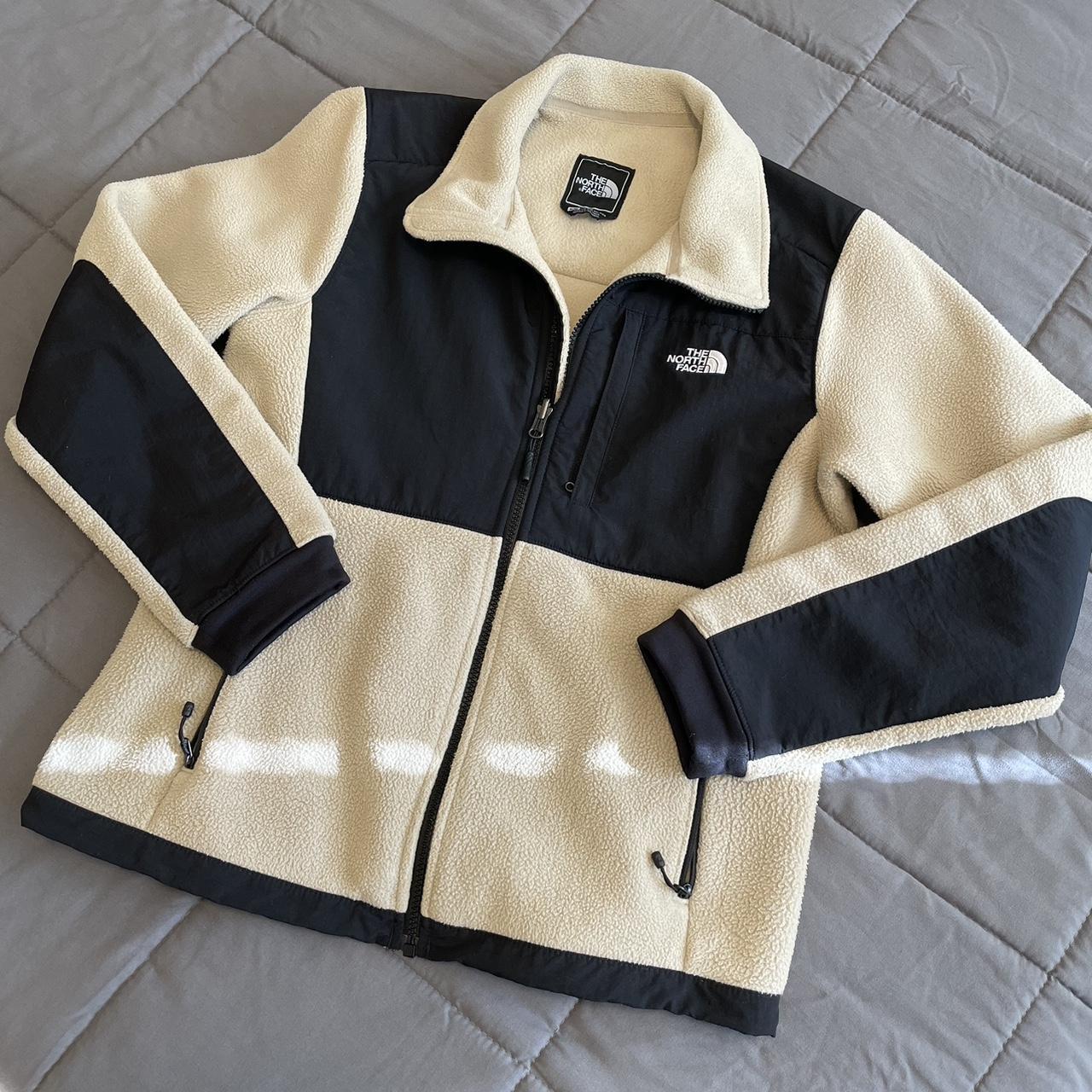 The North Face Women's Cream and Black Jacket