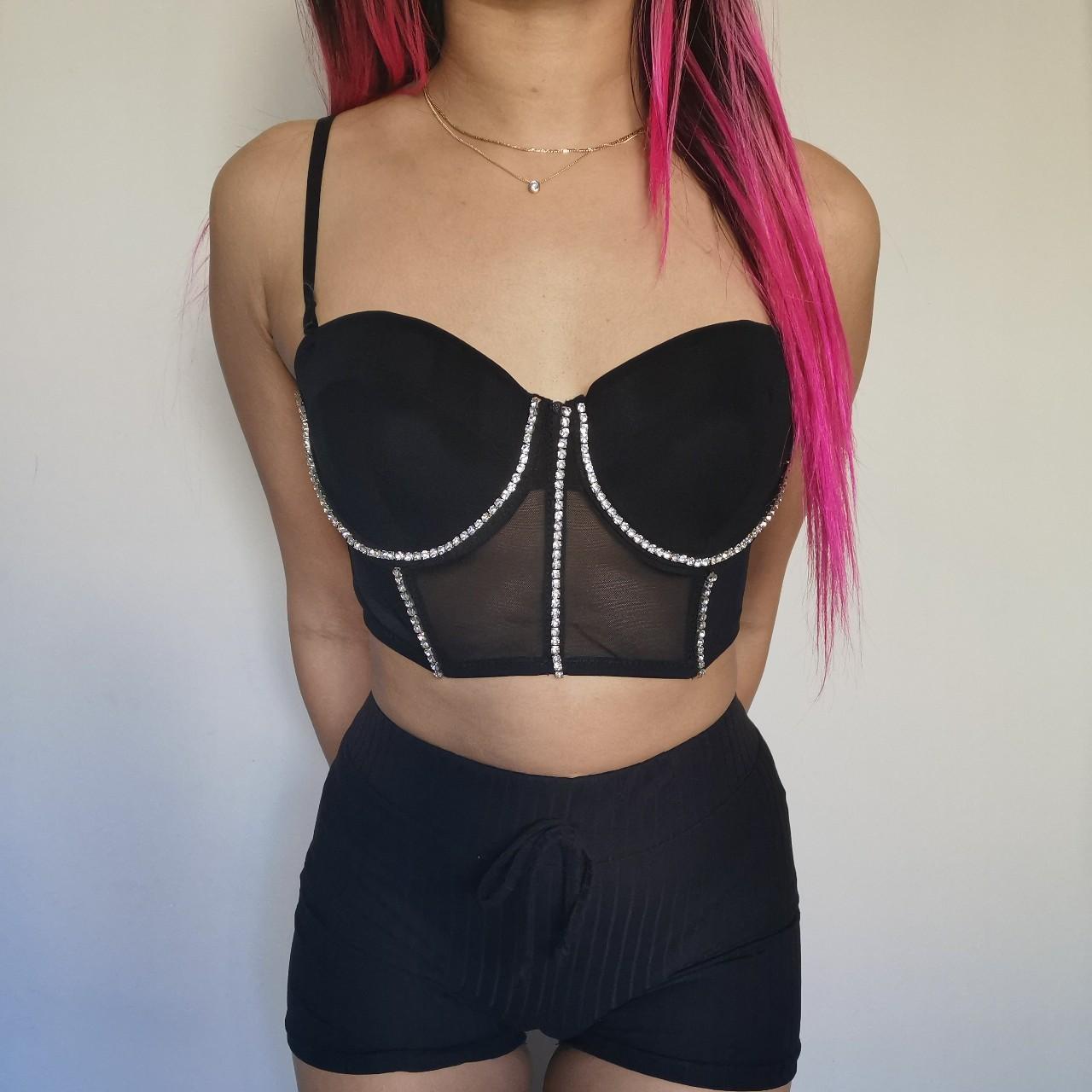 Nue Garage Bustier Crop Top Next day shipping Depop