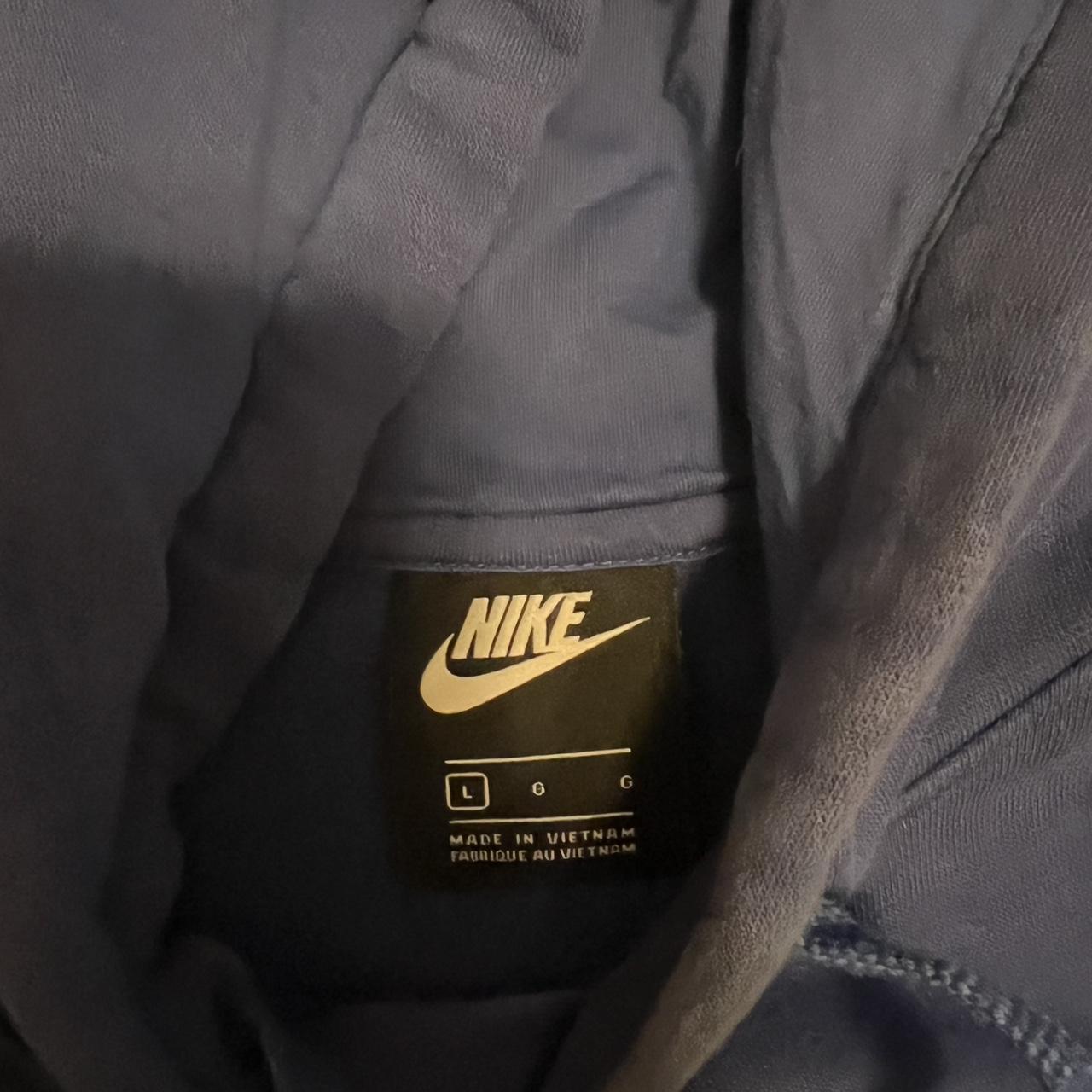 Blue oversized Nike hoodie #nike #oversized... - Depop