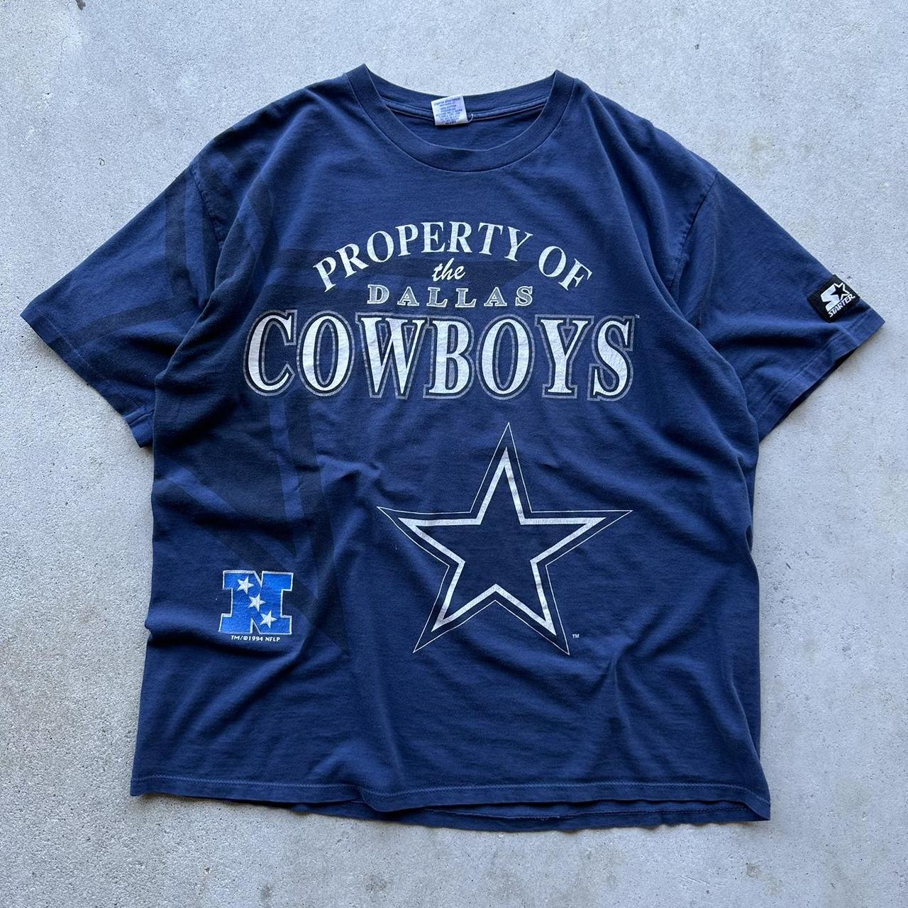 90's Vintage 1994 Dallas Cowboys Shirt Tagged Size - Depop
