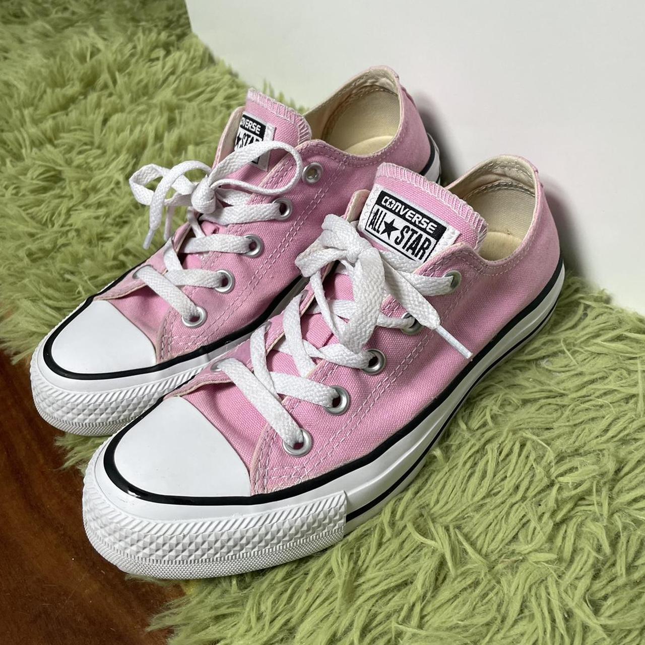 Converse bubblegum pink sneakers 💕 Absolutely love... - Depop