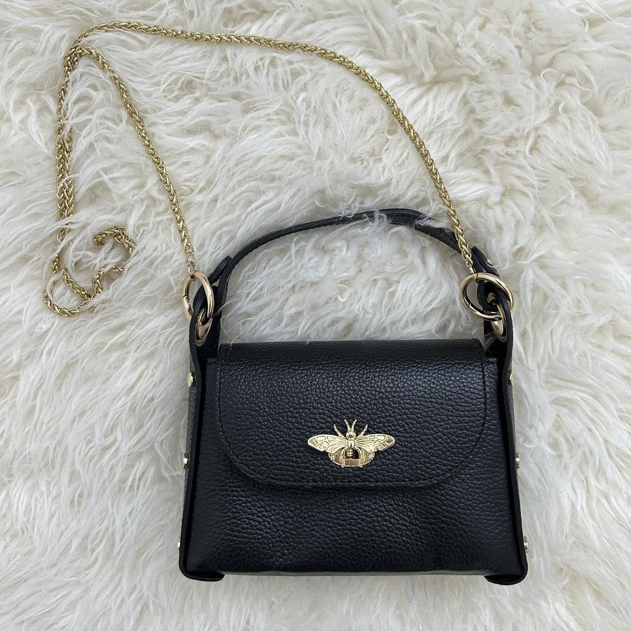 Black and Gold Purse - Depop