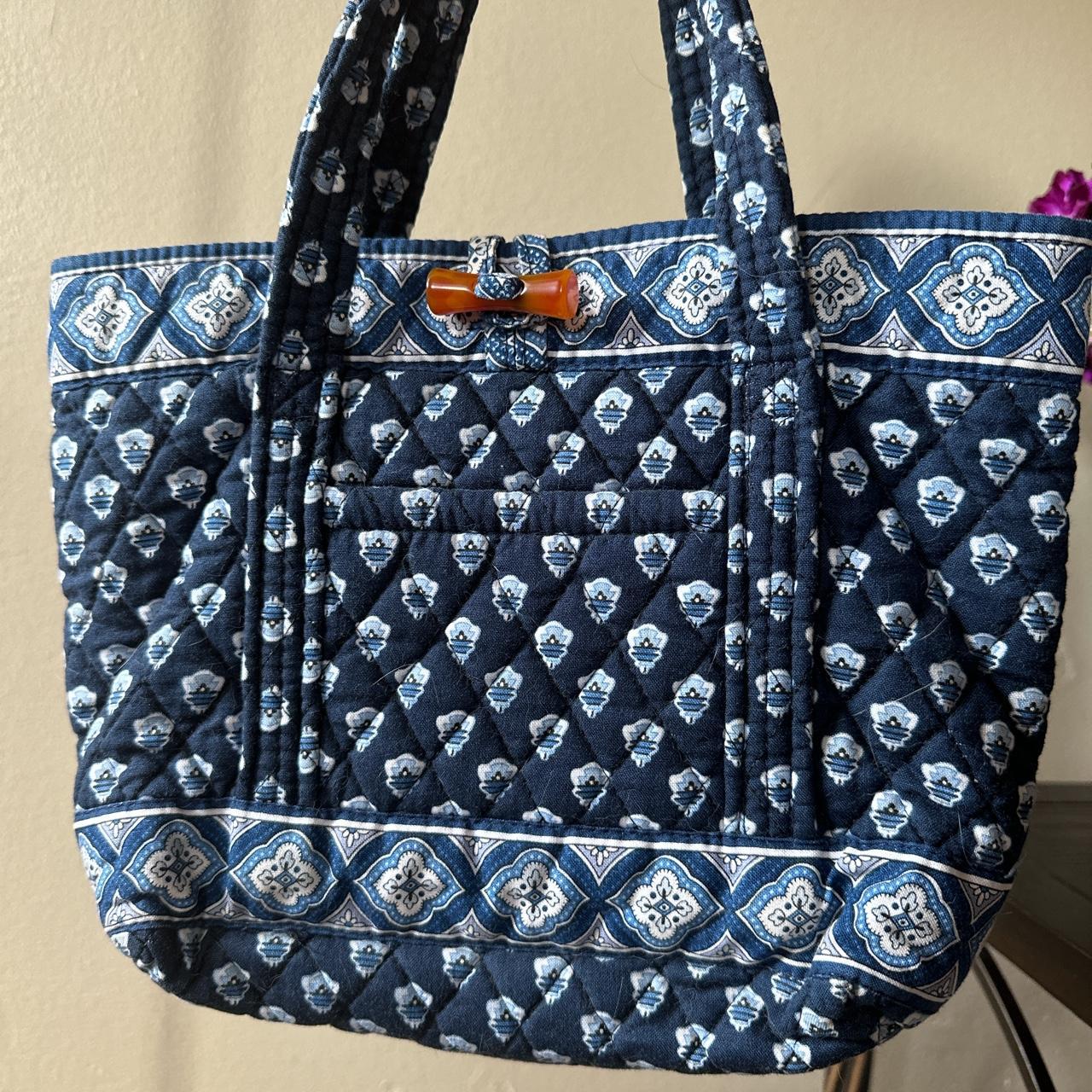 Blue Vera Bradley handbag 🫐 Perfect Condition Floral... - Depop