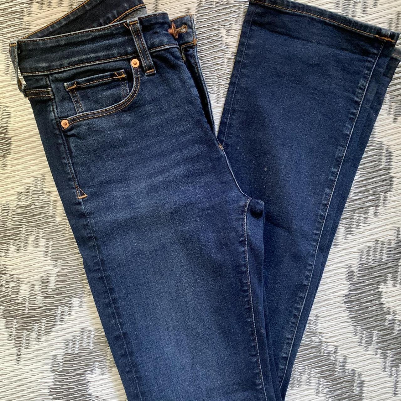 Pristine SPANX Flare Jeans in Vintage Indigo Stretch... - Depop