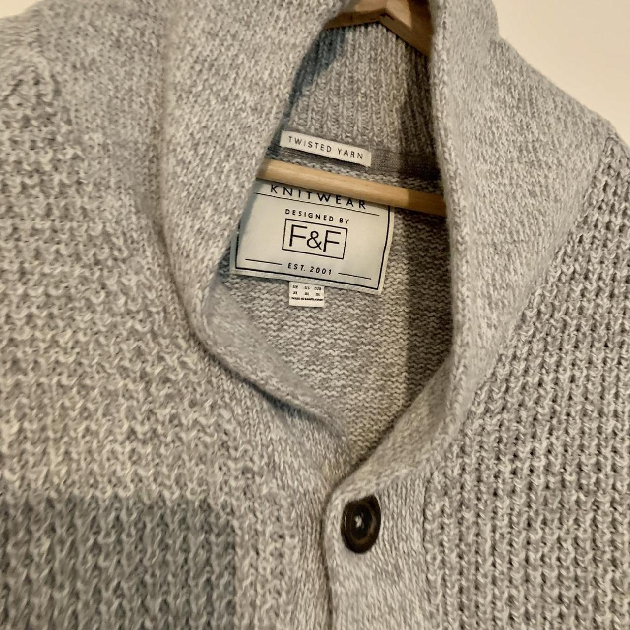 Warm F&F Men's Heavy Knit Wear Cardigan Size XL... - Depop