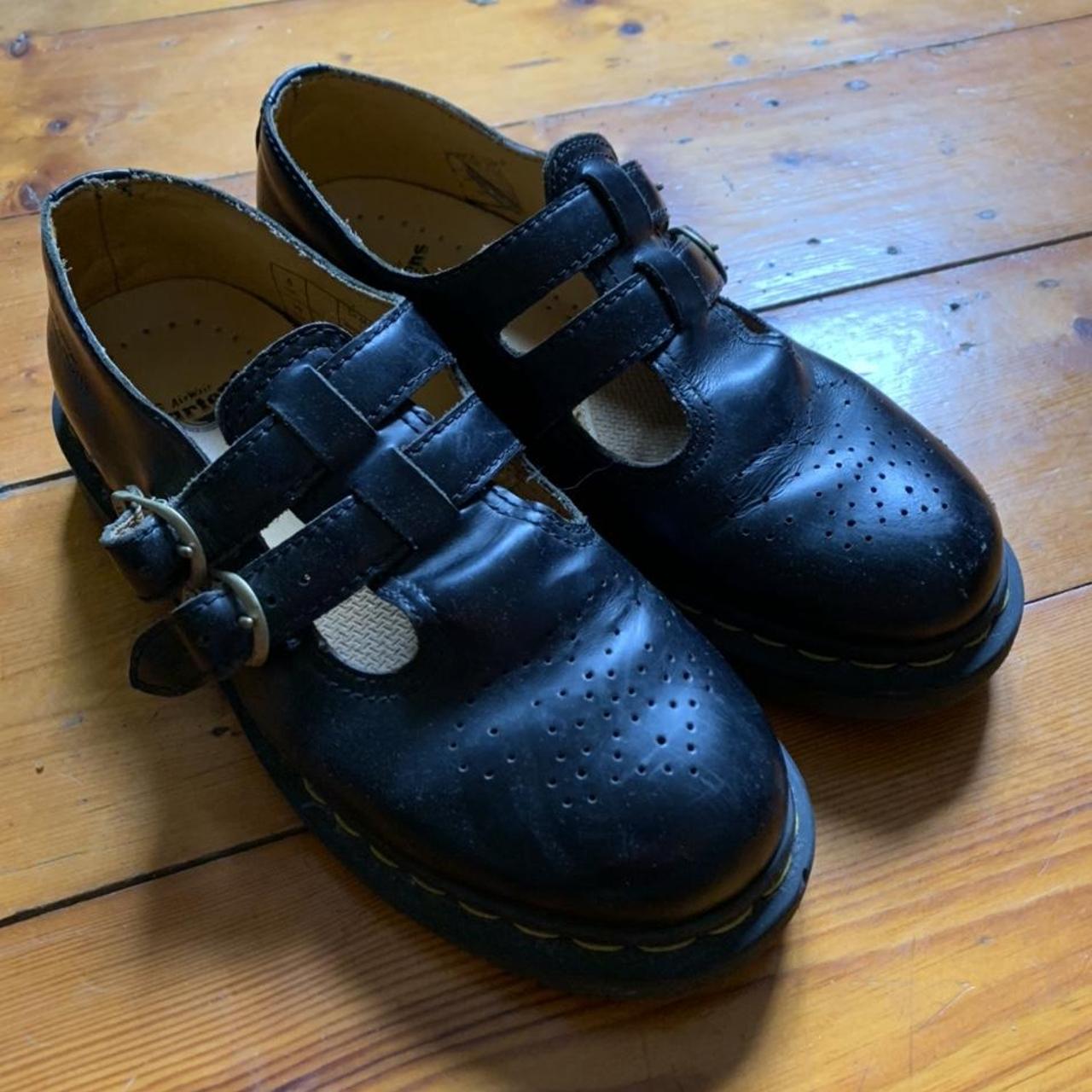 Mary Jane doc martens size 39 Scuff on left shoe and... - Depop