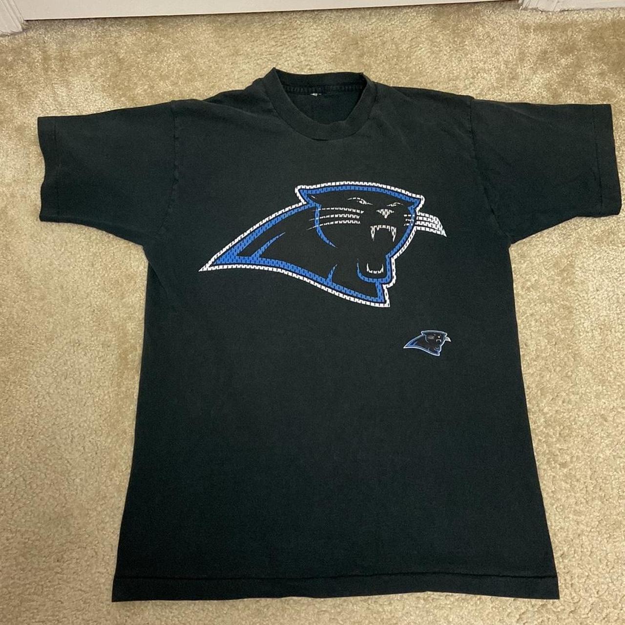 Carolina Panthers Vintage NFL Polo Shirt Size: - Depop